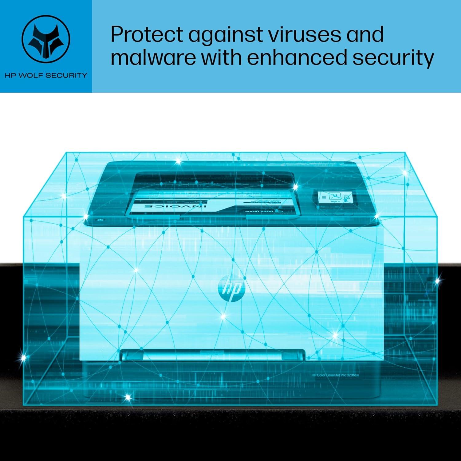 Impresora Láser Color HP Color LaserJet Pro 3201dw Inalámbrica