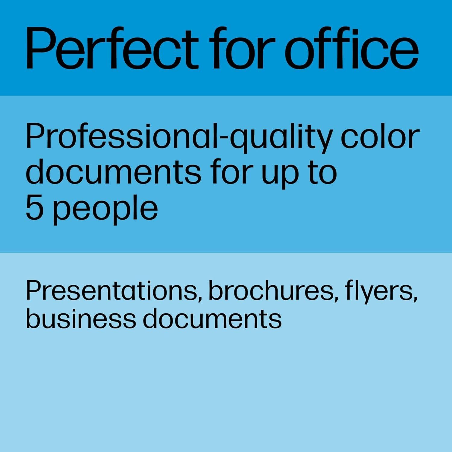 OfficeJet Pro 9135e Wireless All-in-One Color Inkjet Printer, Print, scan, copy, fax, ADF, Duplex printing best-for-office, 3 month Instant Ink trial included, AI-enabled (404M0A)