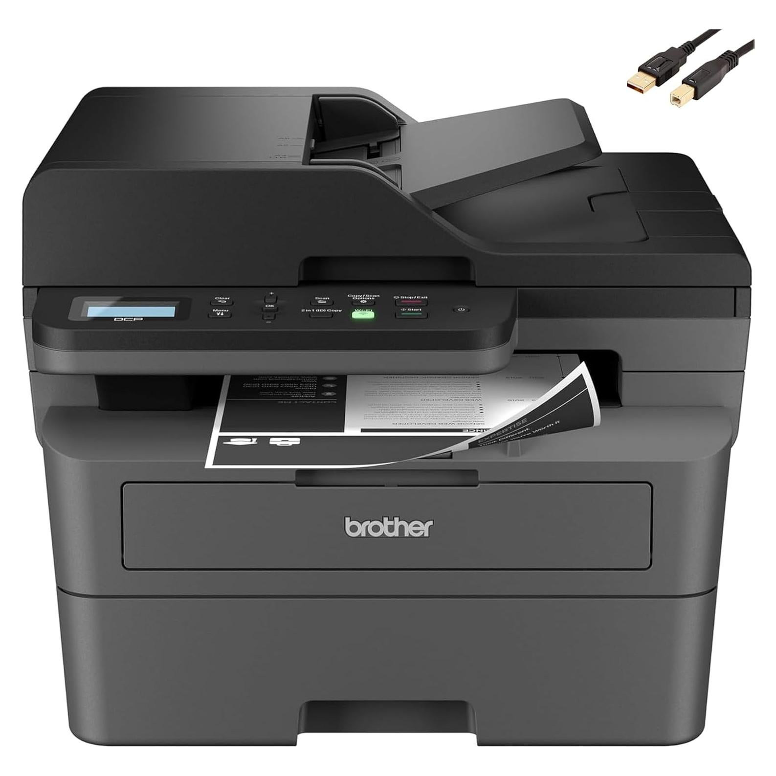 Impresora Láser Monocromática Brother DCP-L26 3-en-1 WiFi 36 ppm