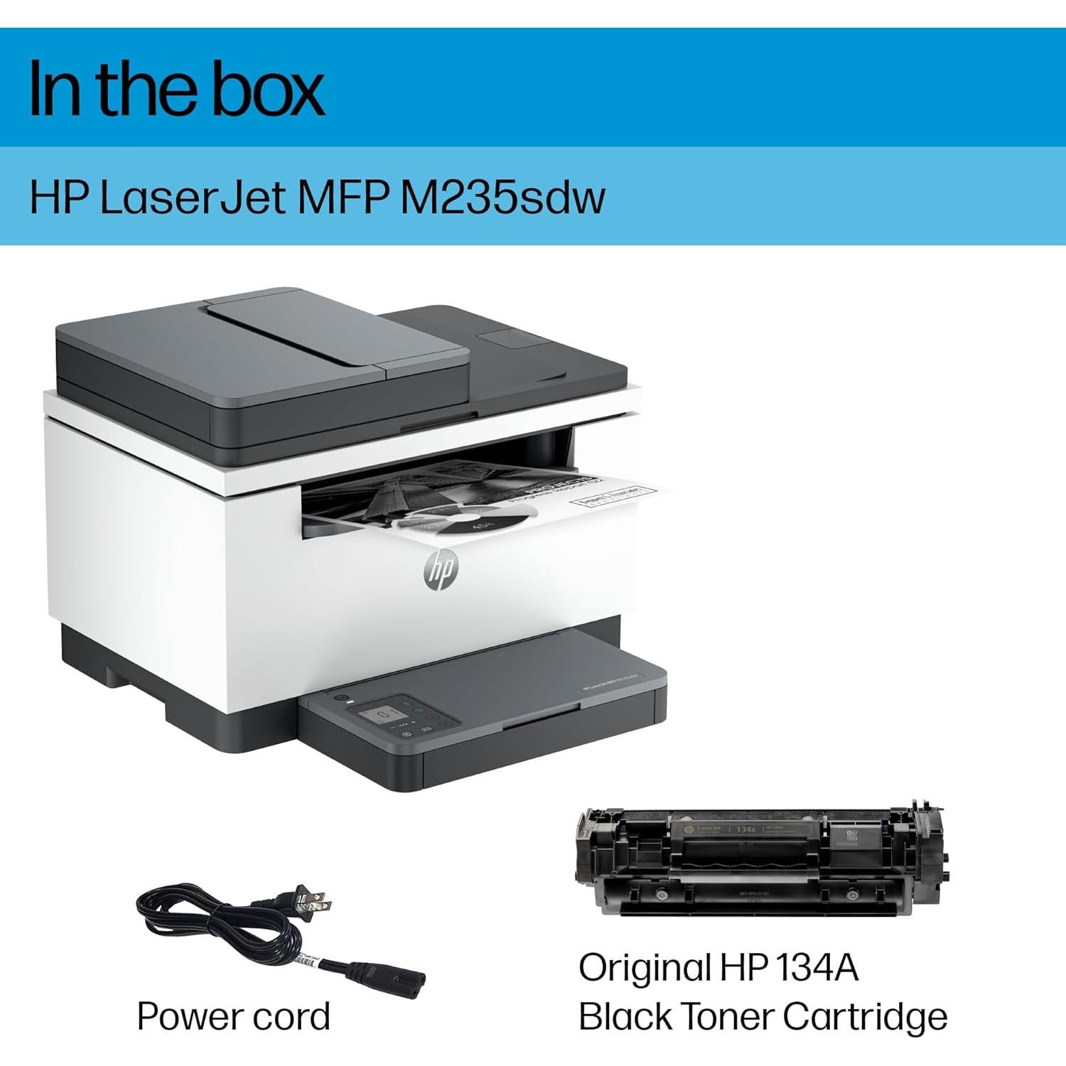 Impresora Láser Inalámbrica HP LaserJet MFP M235sdw, Dúplex, A4