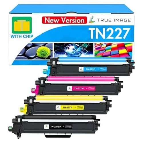Cartucho de Tóner Compatible Brother TN-227 Paquete de 4