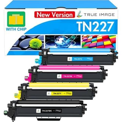 Cartucho de Tóner Compatible Brother TN-227 Paquete de 4