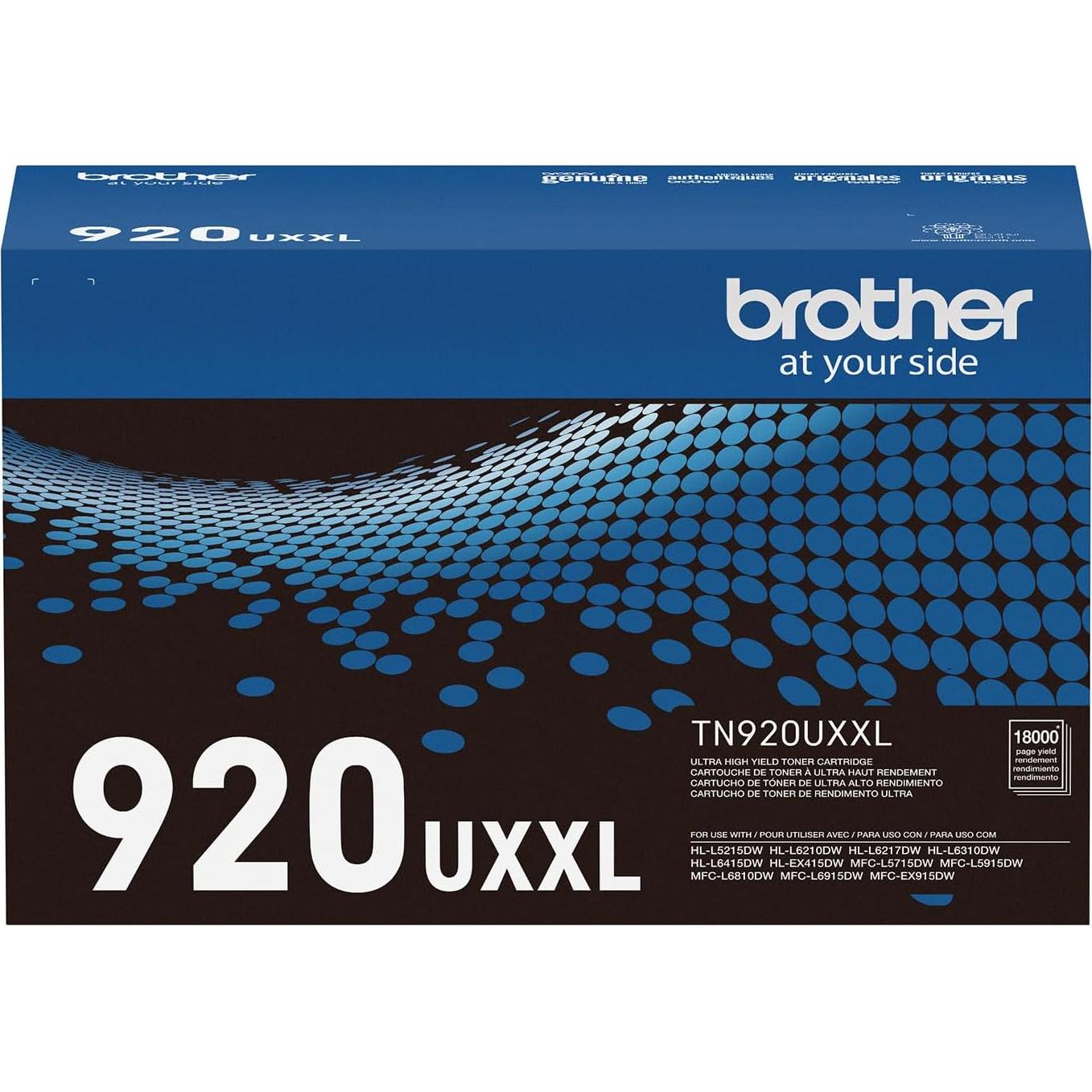 Cartucho Tóner Brother TN920UXXL Negro Ultra Alto Rendimiento 11000 Páginas
