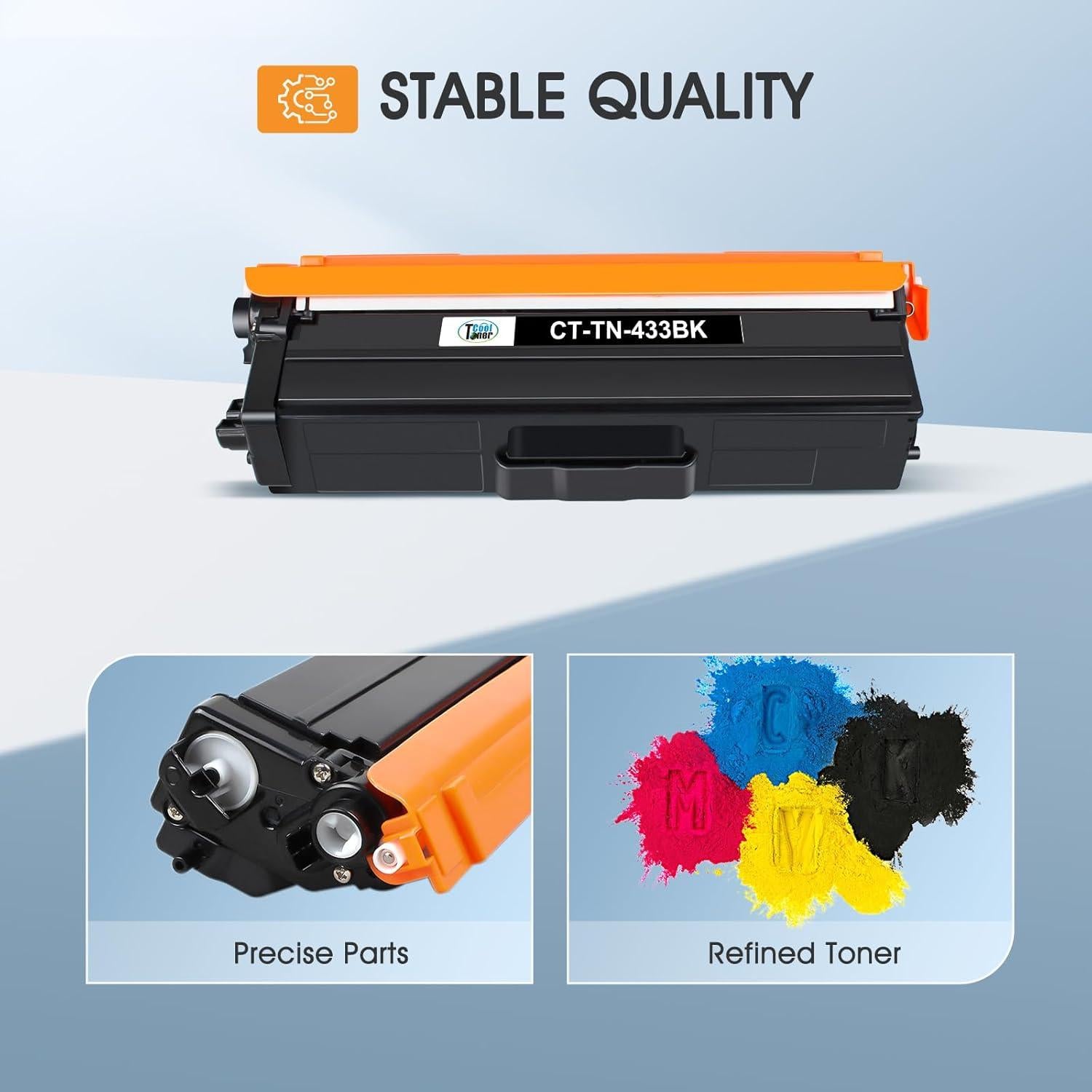 Cartucho de Tóner Compatible Cool Toner TN433 para Brother - 4 Colores