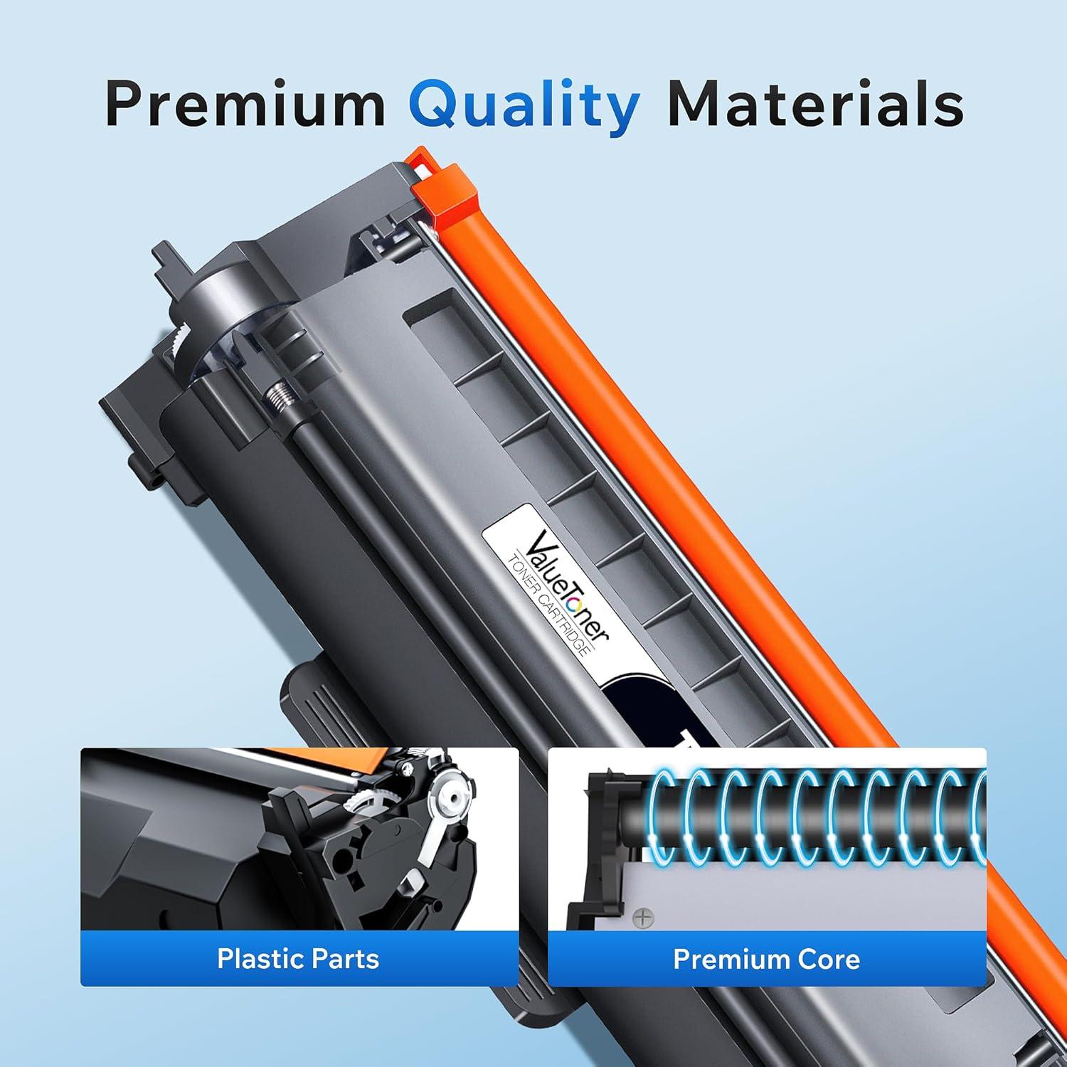 Tóner Valuetoner TN760 Compatible Brother Negro 2 Piezas