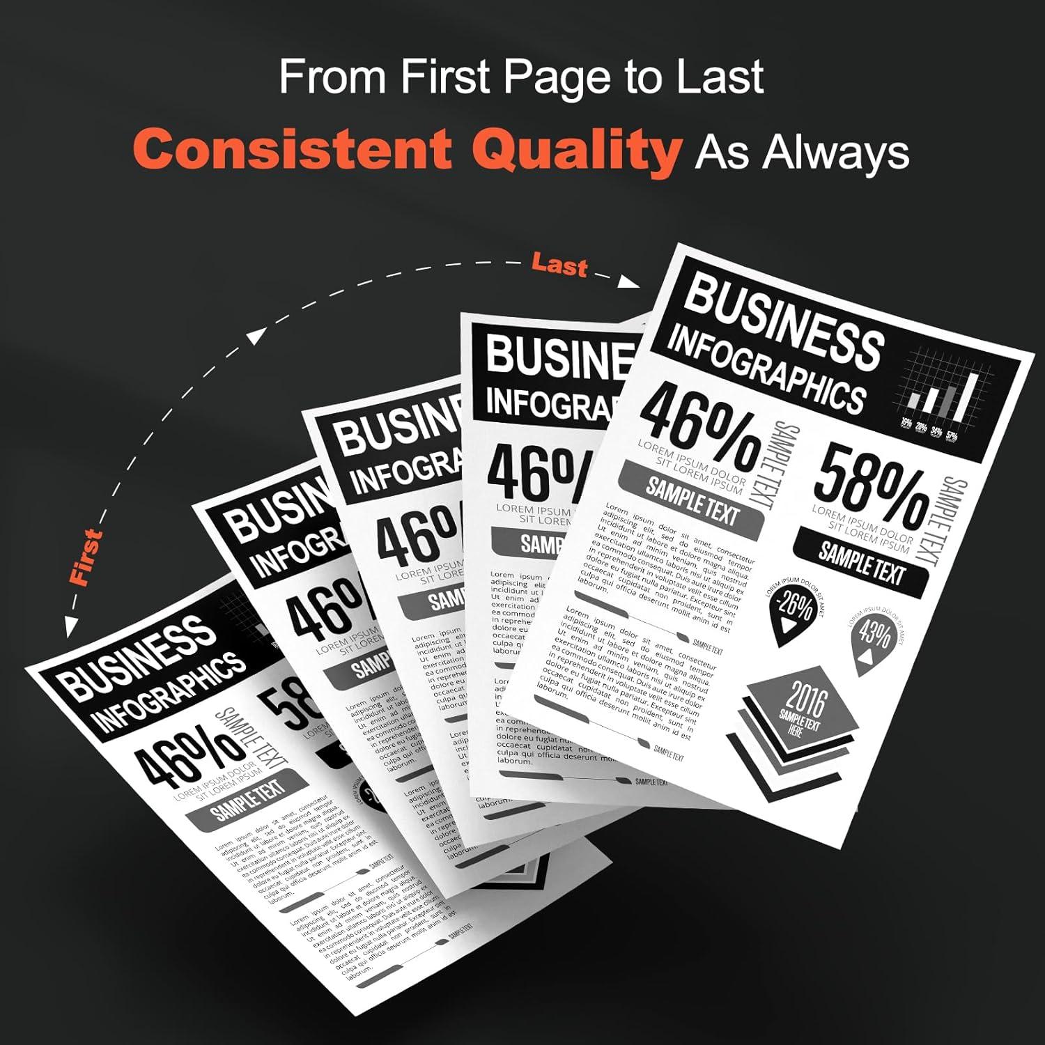 Cartucho de Tóner Compatible V4ink TN830XL para Brother - 2 Piezas