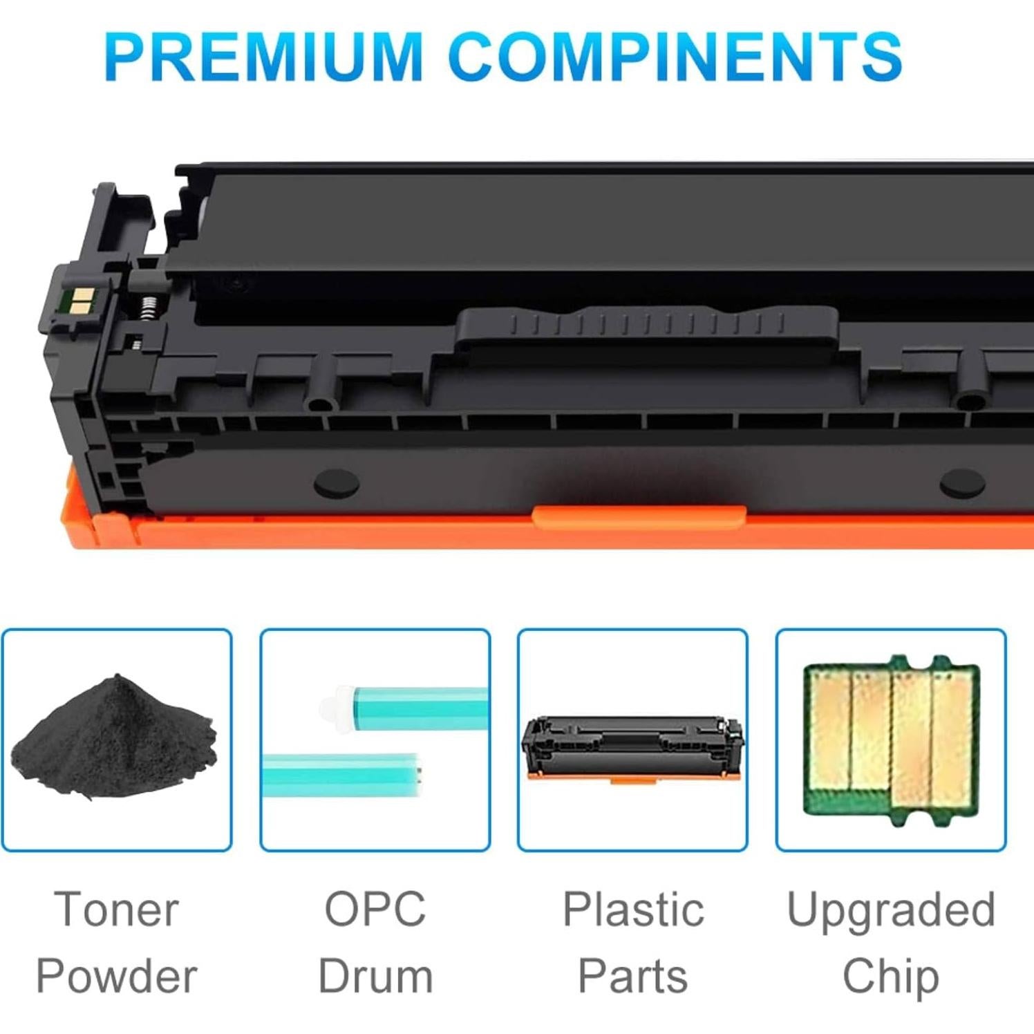 Cartucho de Tóner Negro CLYWENSS TN760 Alto Rendimiento 4-Pack