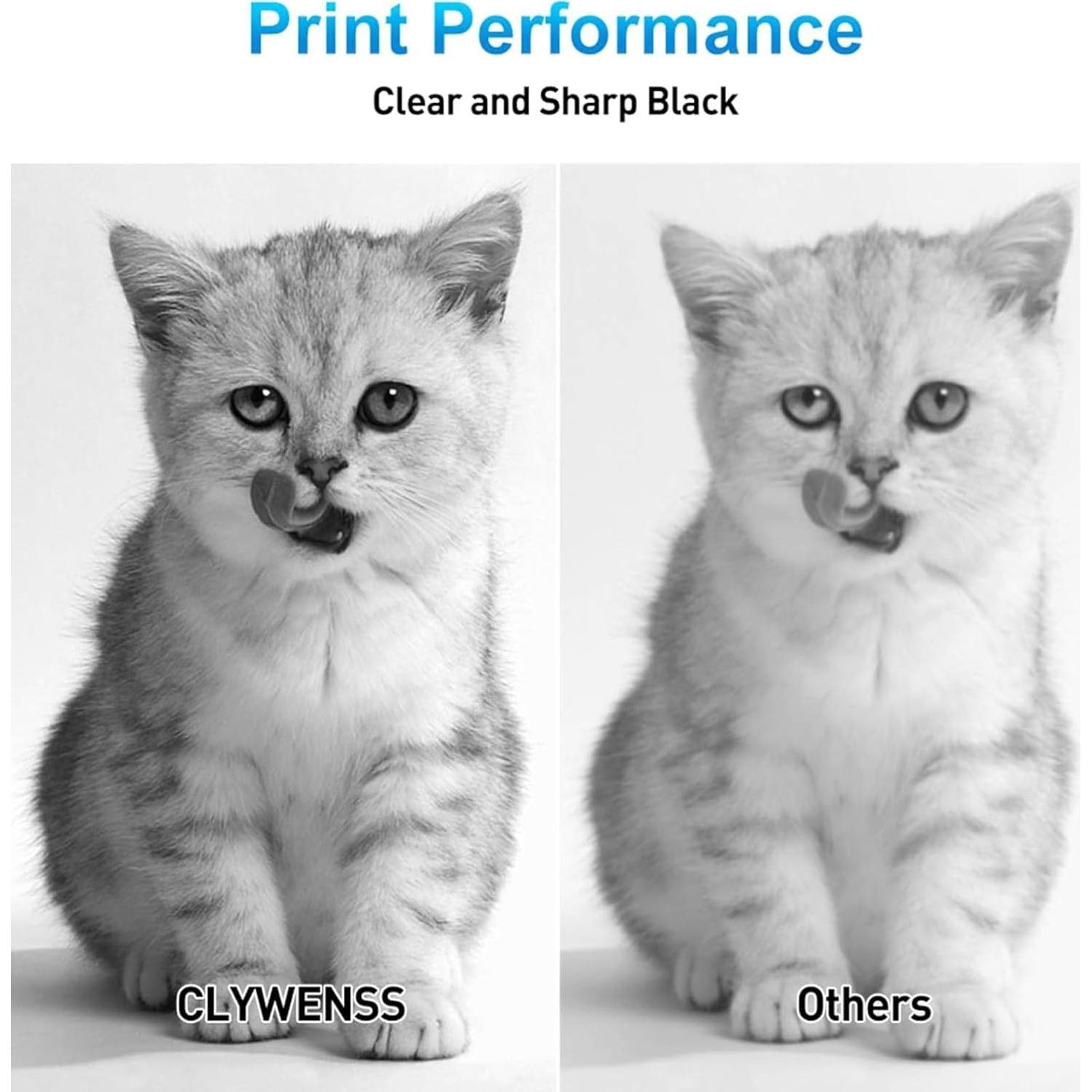 Cartucho de Tóner Negro CLYWENSS TN760 Alto Rendimiento 4-Pack