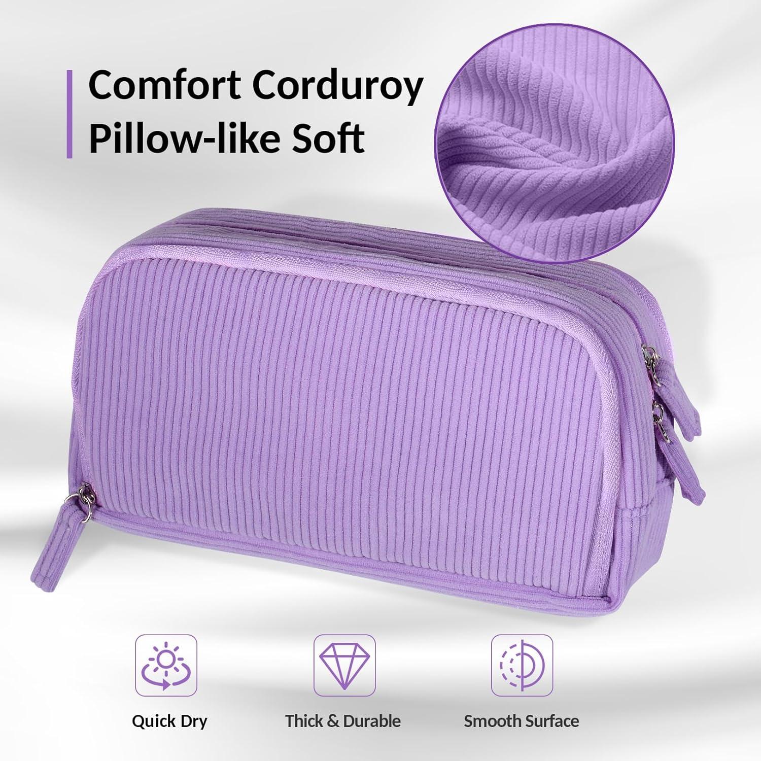 Estuche de Lápices Sooetz Beige, Gran Capacidad 22.5x11.9cm