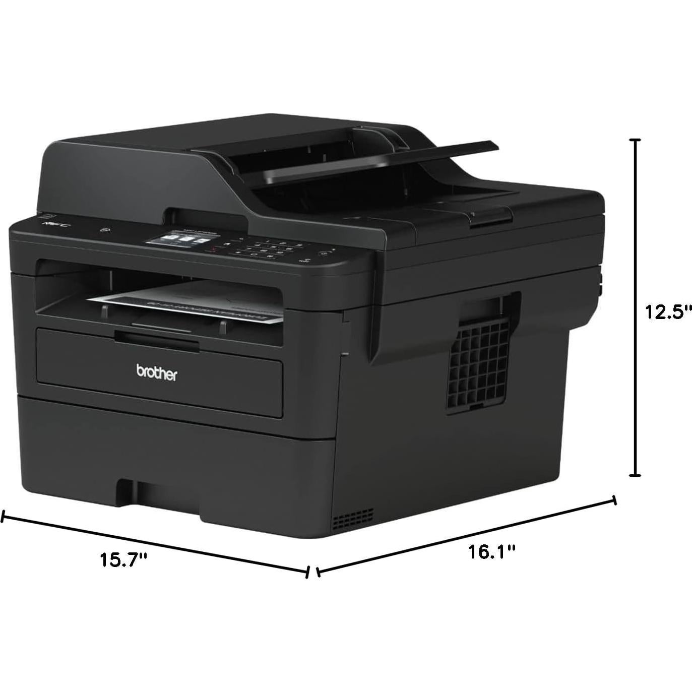 Impresora Láser Inalámbrica Brother MFC-L2750DW Todo-en-Uno