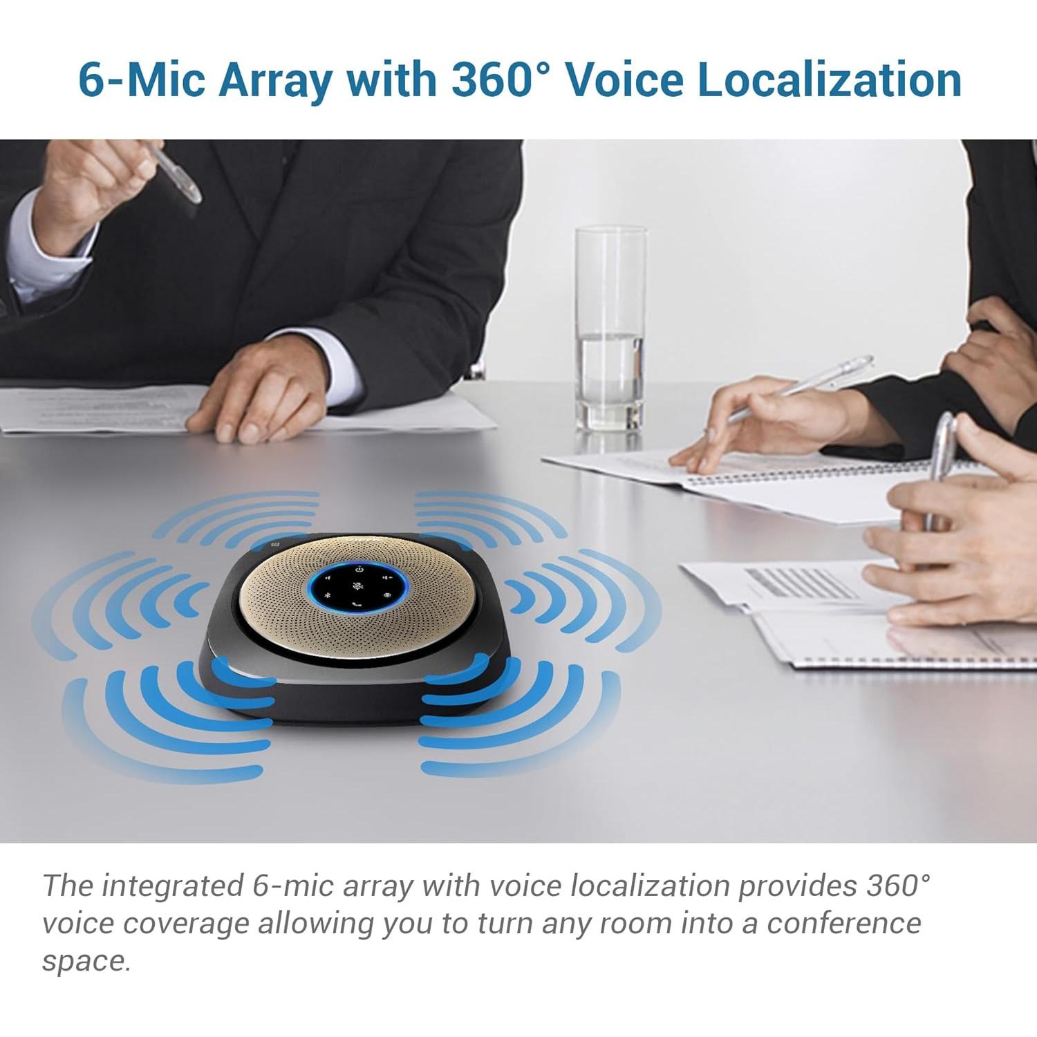 Altavoz de Conferencia VTech VCS601-2 Bluetooth 360° 6 Micrófonos