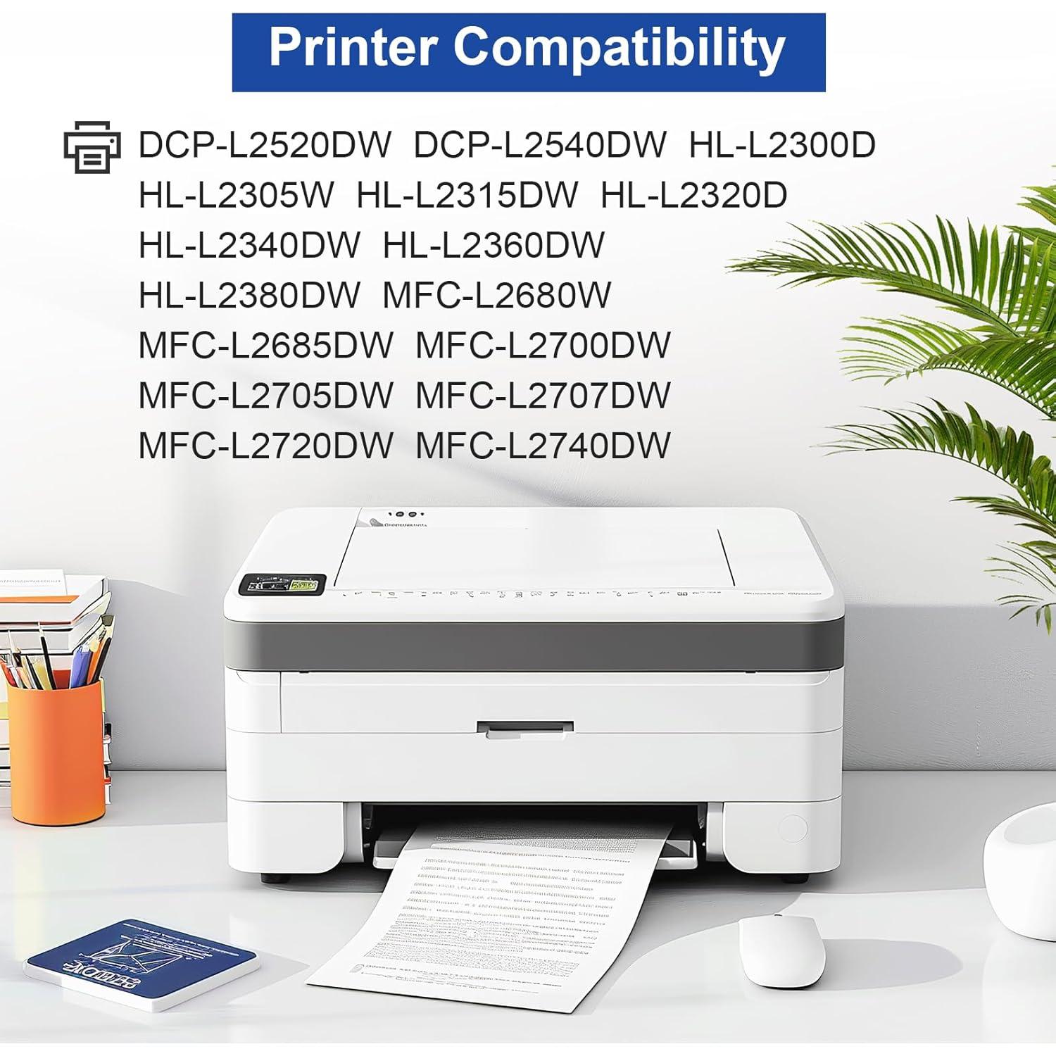 Cartucho de Tóner Negro HUEHUB TN660 - 2 Unidades, 2600 Páginas