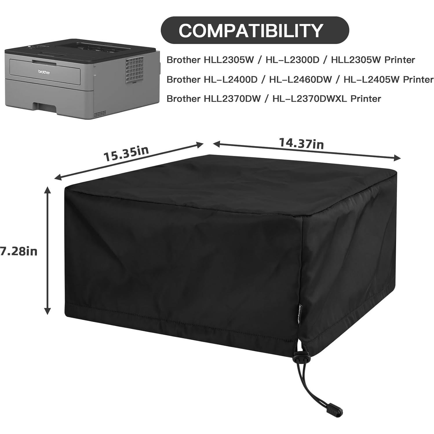 Cubierta de Polvo para Impresora Brother HL-L2460DW - Resistente al Agua
