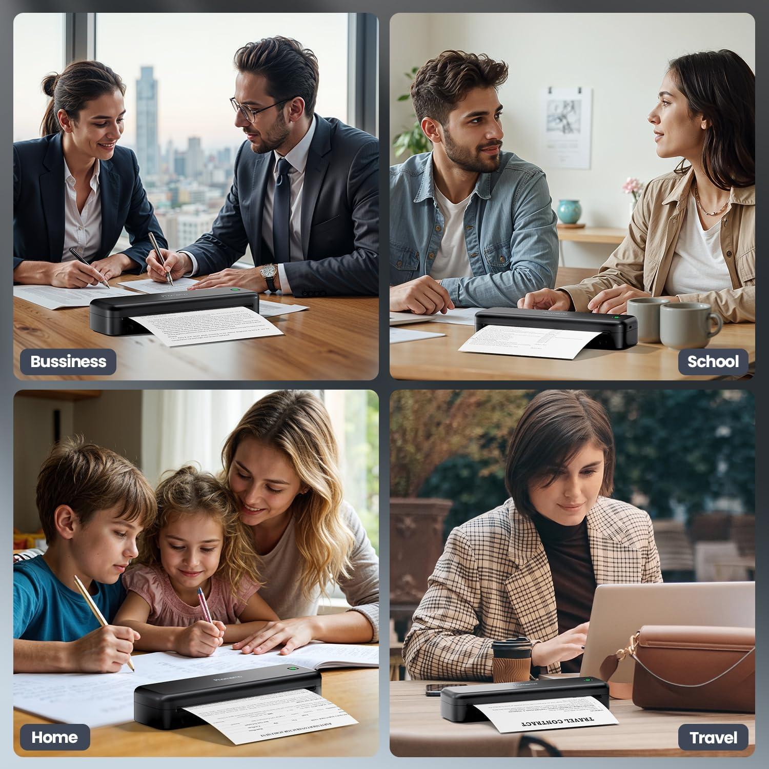 Impresora Portátil Phomemo M834 Inalámbrica Bluetooth 300 dpi