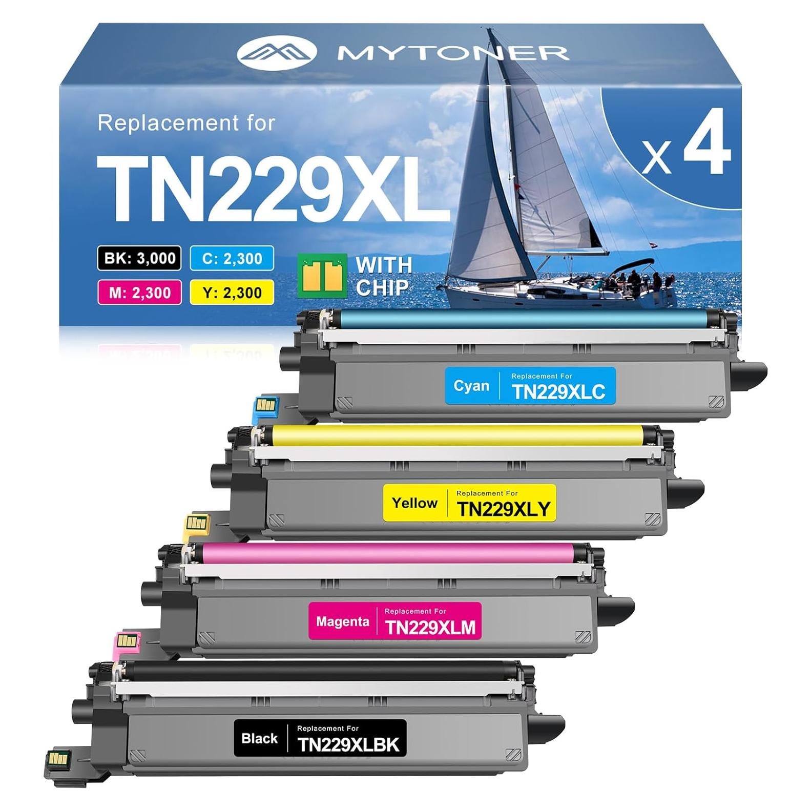 Cartucho de Tóner Compatible MYTONER TN229XL para Brother