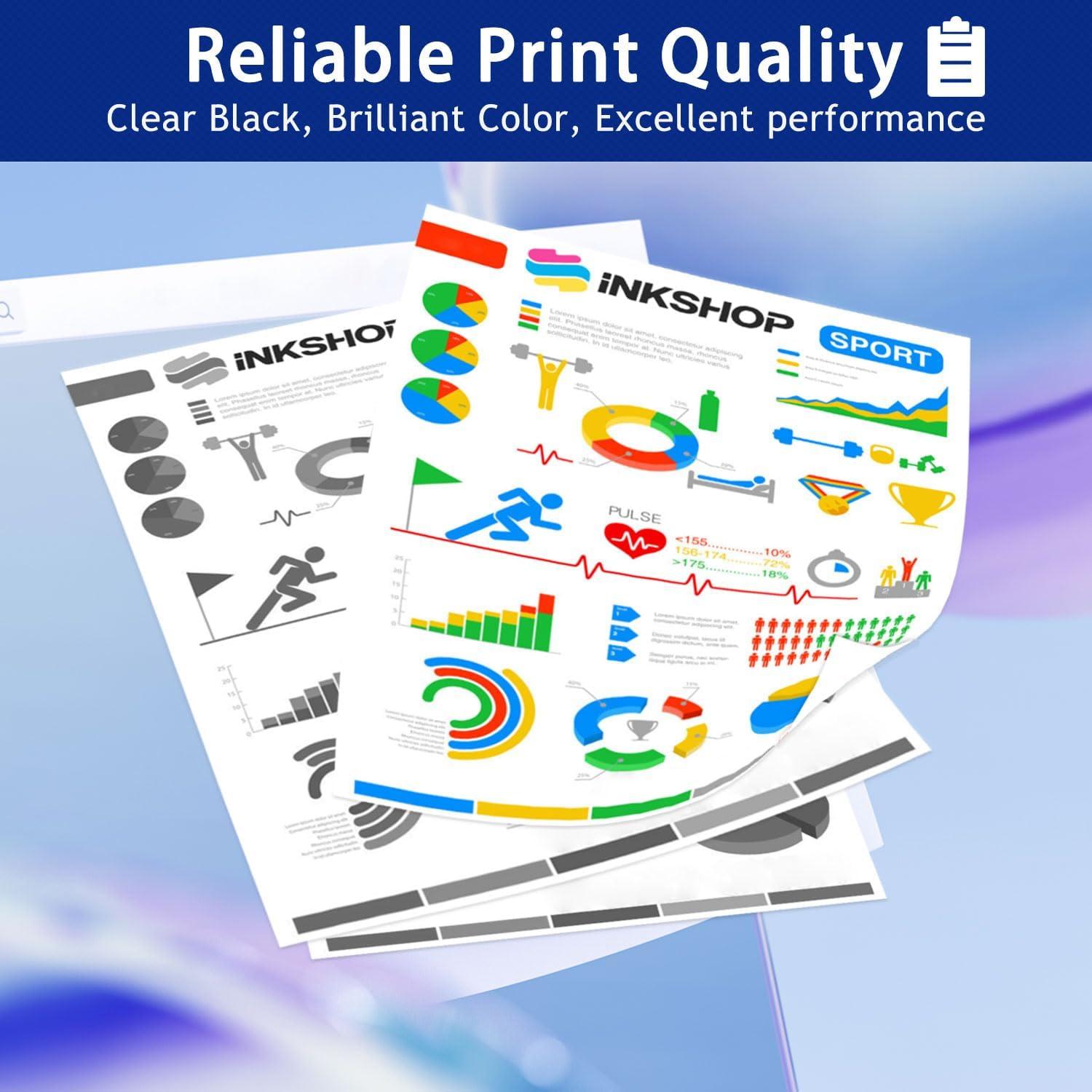 Cartucho de Tóner Negro INKSHOP TN-433 Compatible (2 Unidades)