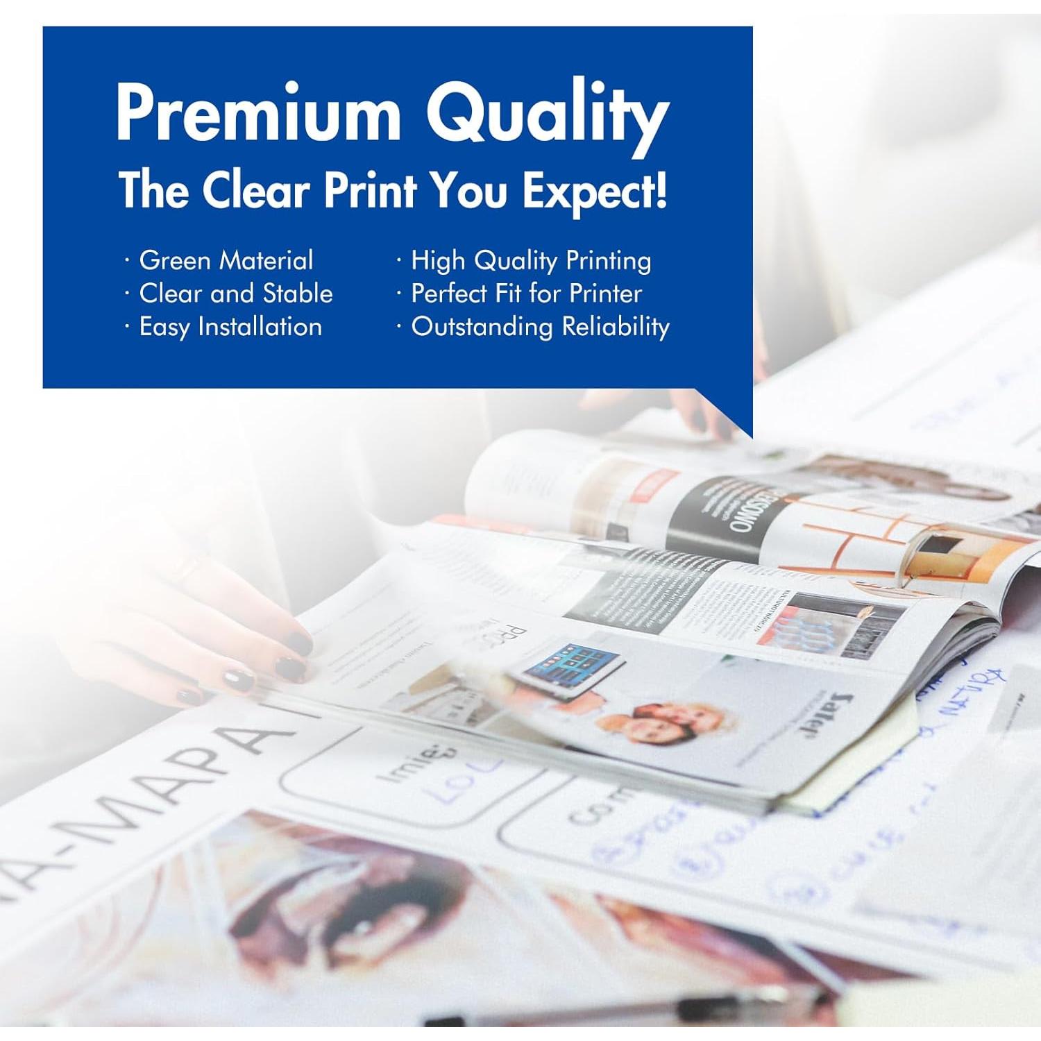 Cartuchos de Tóner TN-431 TN-433 Aceink Paquete de 4