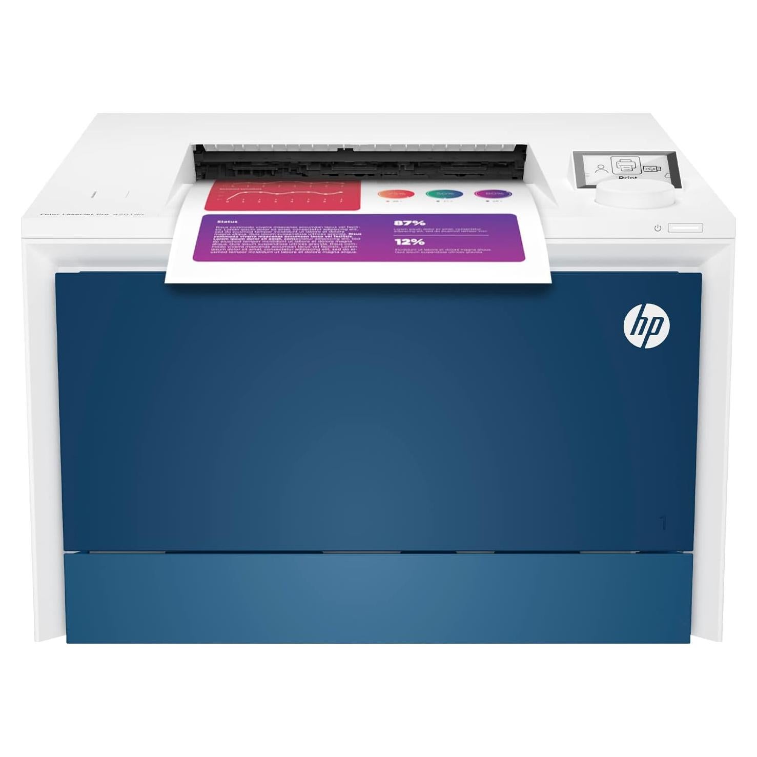 Impresora láser color HP Pro 4201dn, 16.3 kg, Doble cara