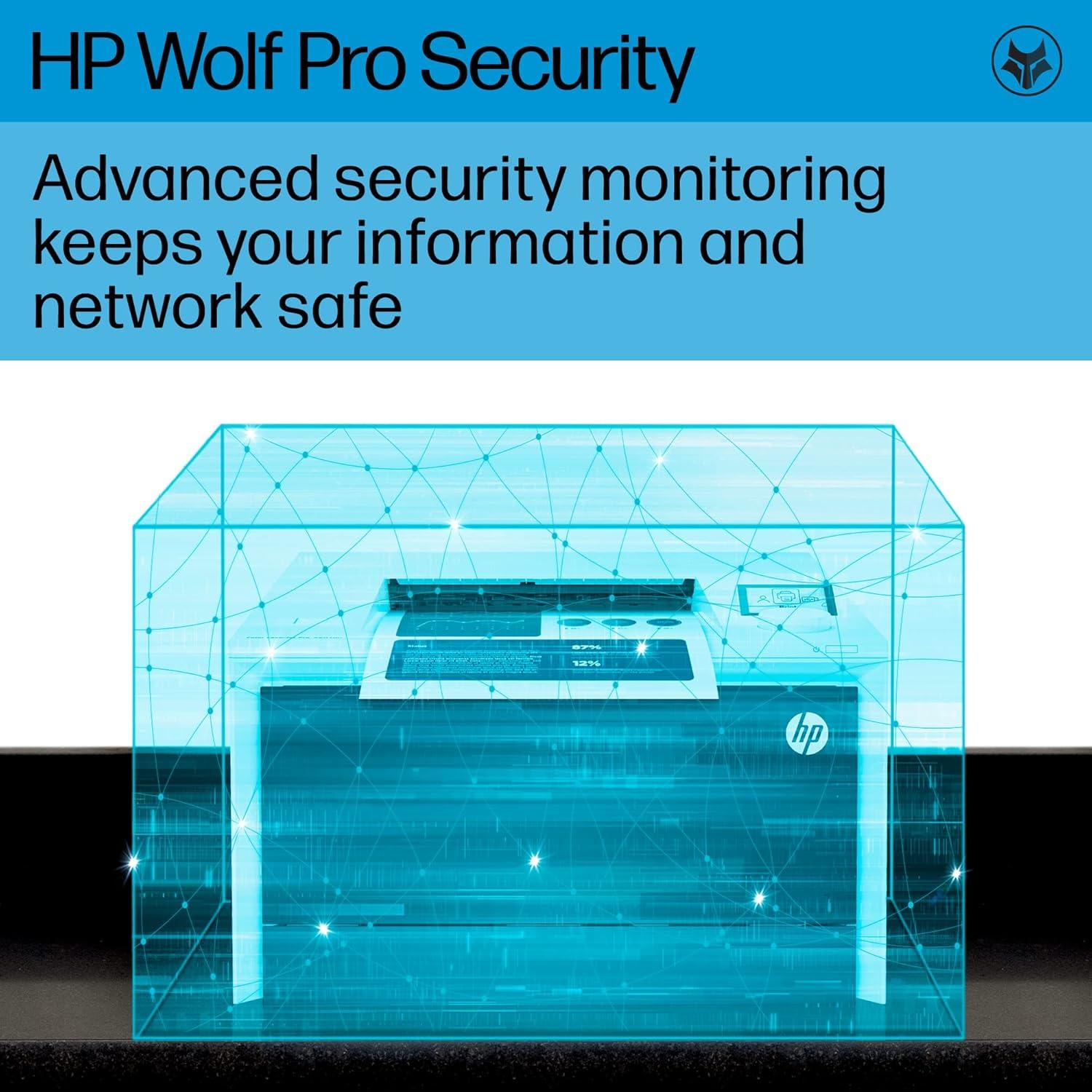 Impresora láser color HP Pro 4201dn, 16.3 kg, Doble cara