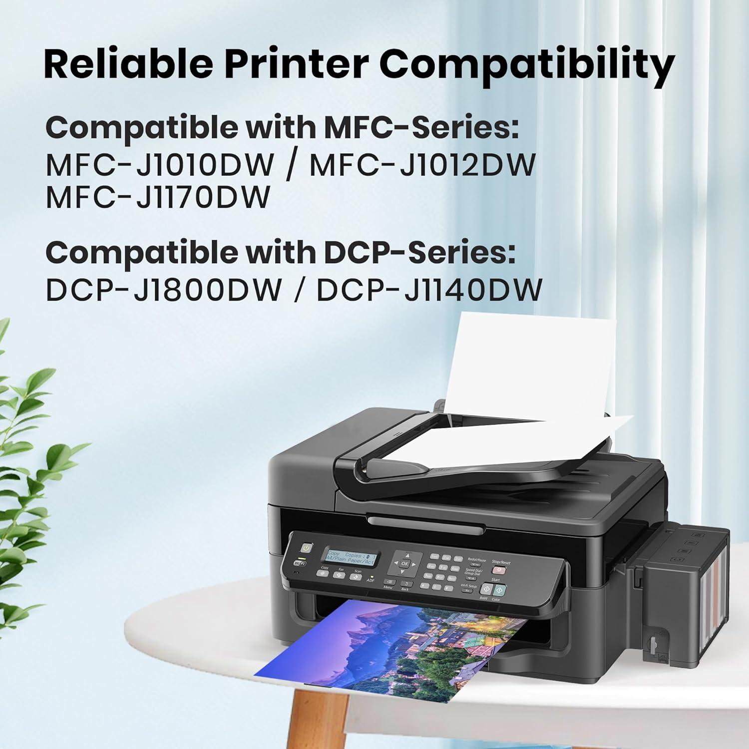 Cartuchos de tinta compatibles Stamsky LC401XL para Brother - 4 Paquete