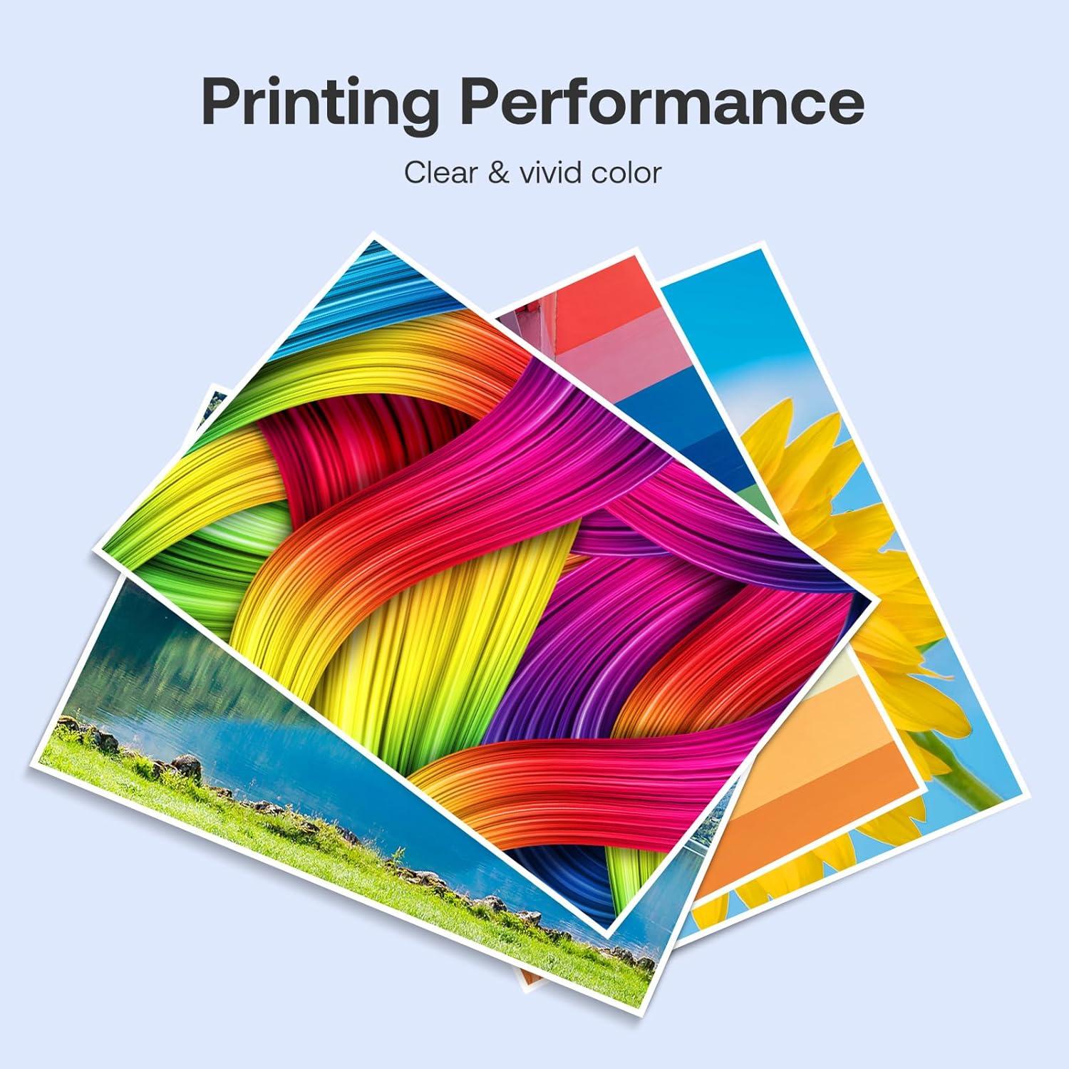 LC203XL LC201 Ink Cartridges Compatible for Brother LC203 LC201 High Yield Work with Brother MFC-J480DW MFC-J880DW MFC-J4420DW MFC-J680DW Printer (BK/CMY, 4 Pack)