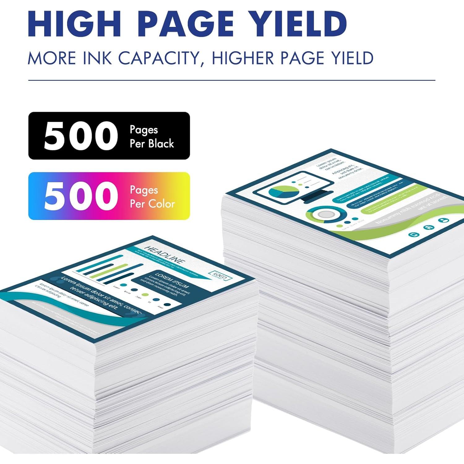 Cartuchos de tinta LC401XL para impresora Brother - Paquete de 4