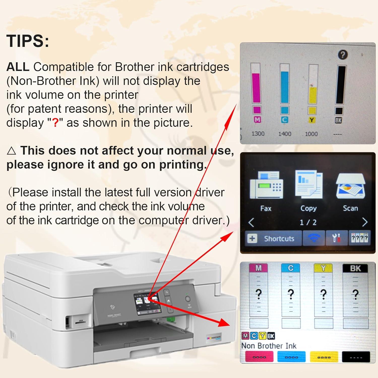 Cartuchos de tinta Miss Deer LC3033 BK/C/M/Y - 4 Pack compatible