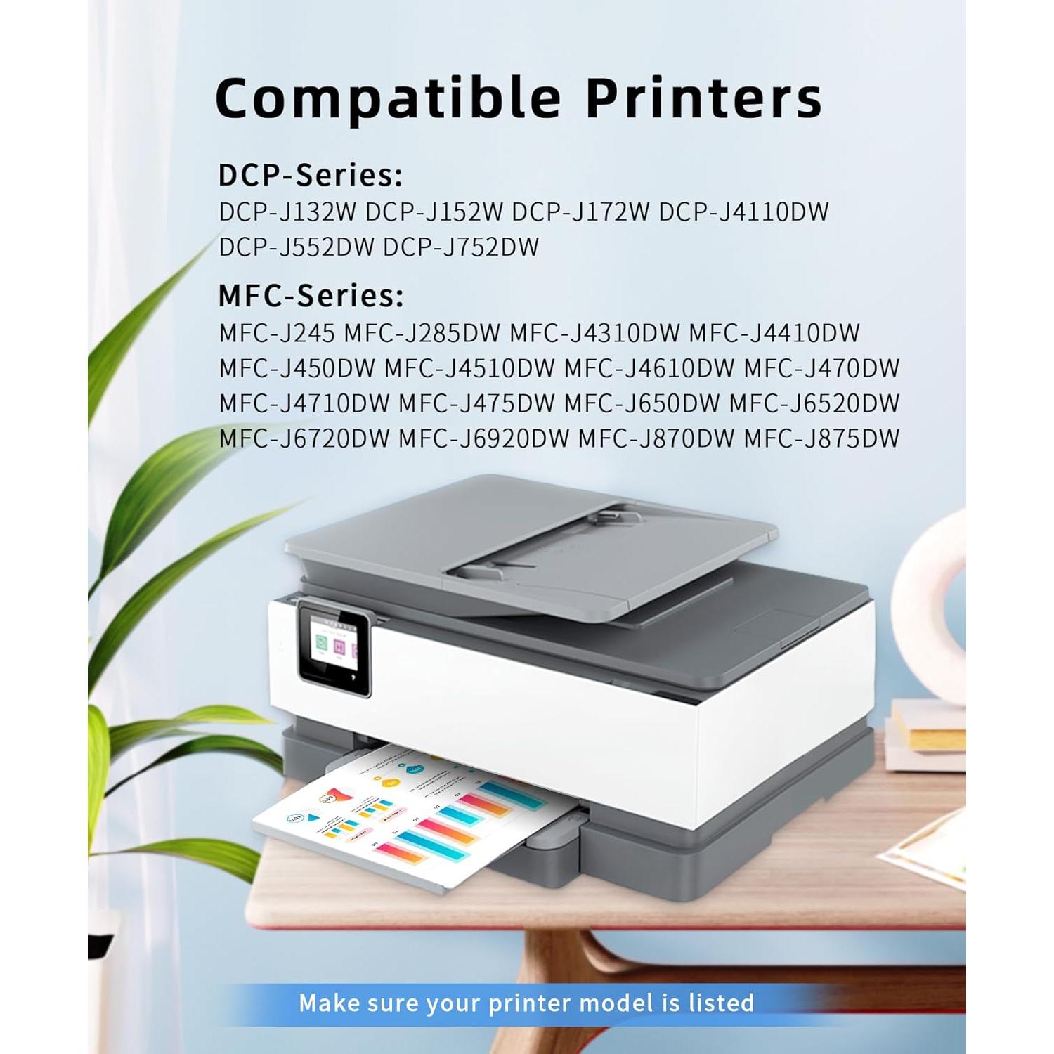 Cartuchos de tinta compatibles Brother LC103XL - 5 unidades