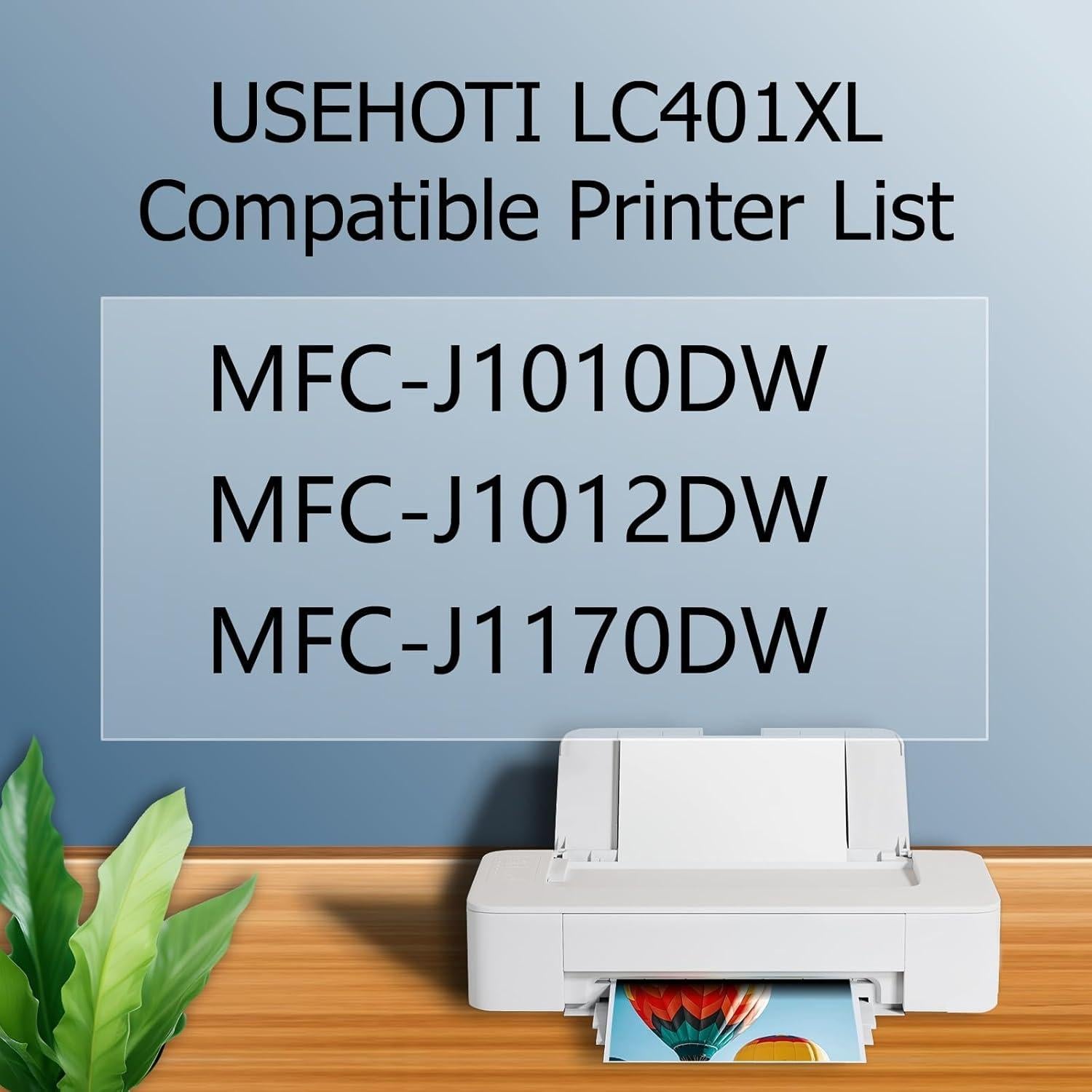 Cartuchos de tinta negra compatibles Brother LC401XL - Paquete de 2