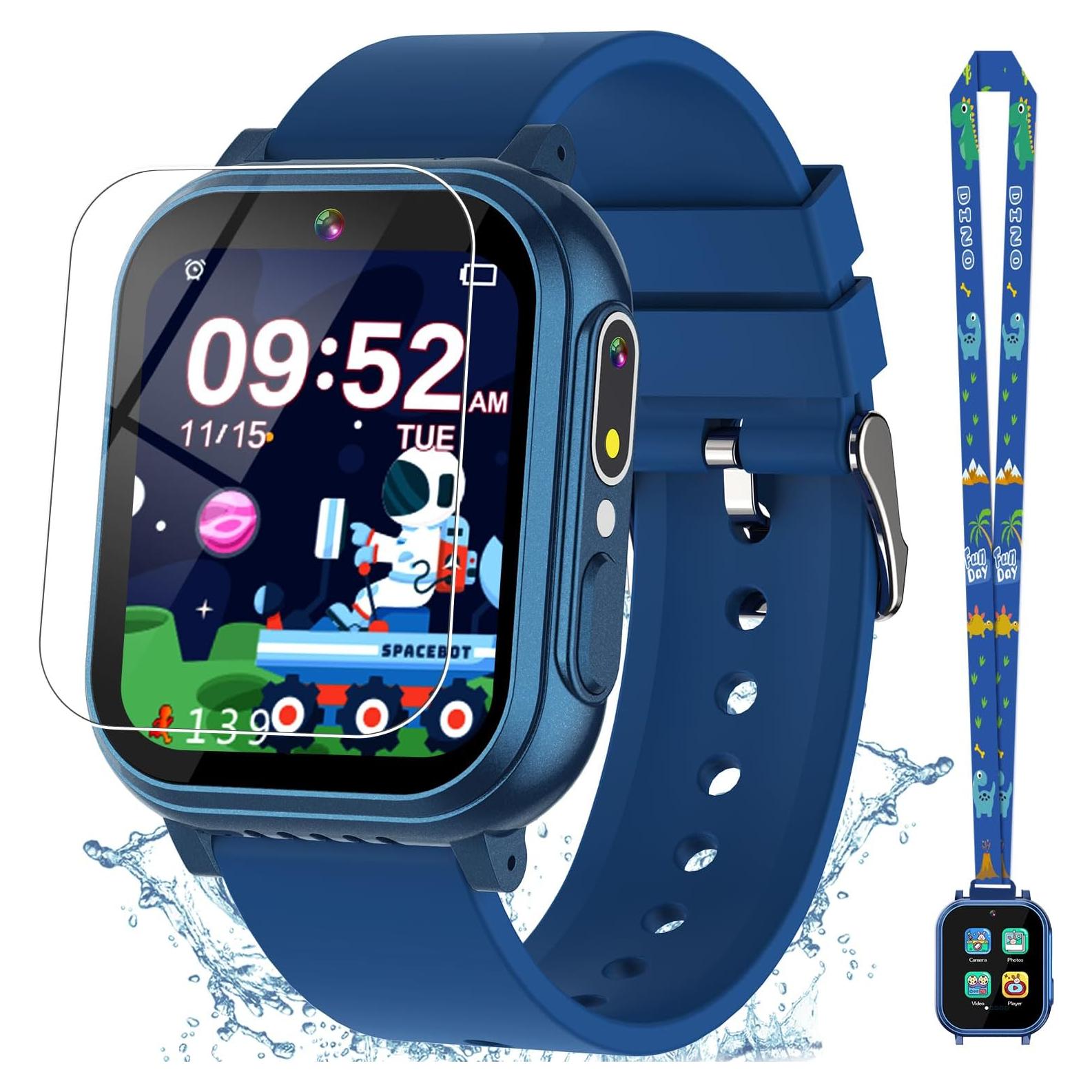 Reloj Inteligente Impermeable Dolwenqi D16 Niños Azul 1.54"