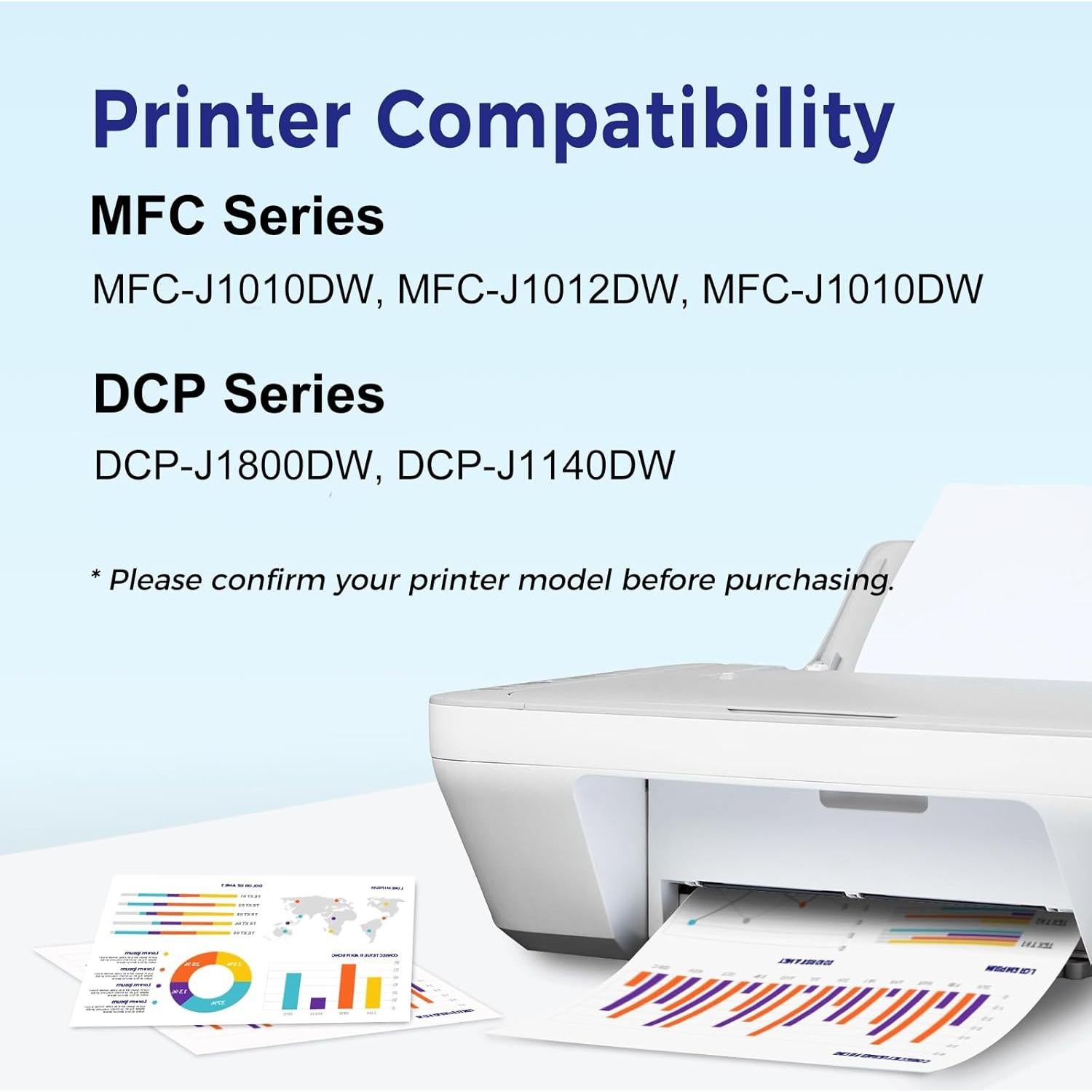 Cartuchos de tinta LC401XL compatibles Brother - 4 unidades