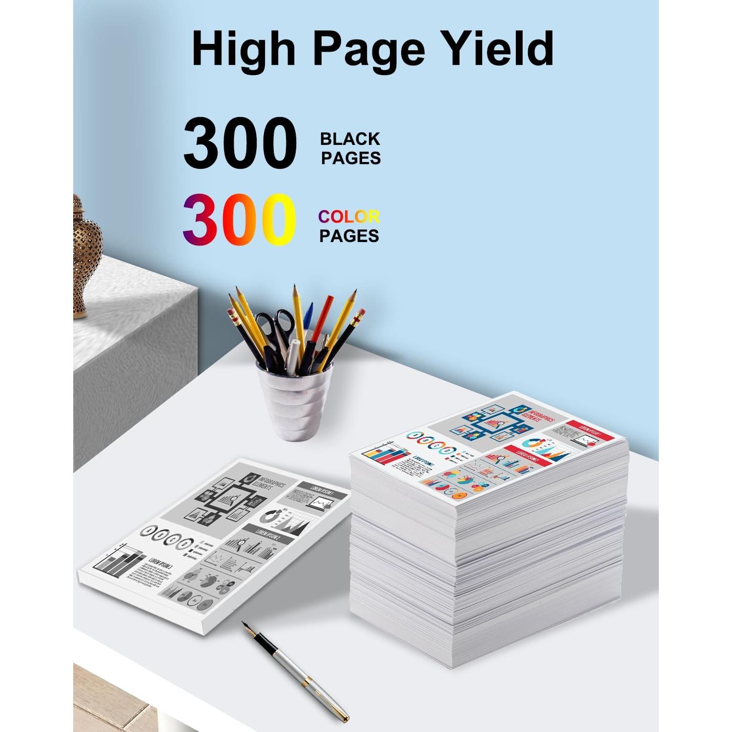 Cartuchos de Tinta MANNERES LC3011XL Paquete de 4 Alto Rendimiento