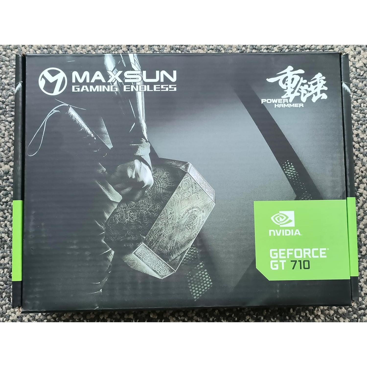Tarjeta Gráfica MAXSUN GeForce GT 710 2GB Perfil Bajo