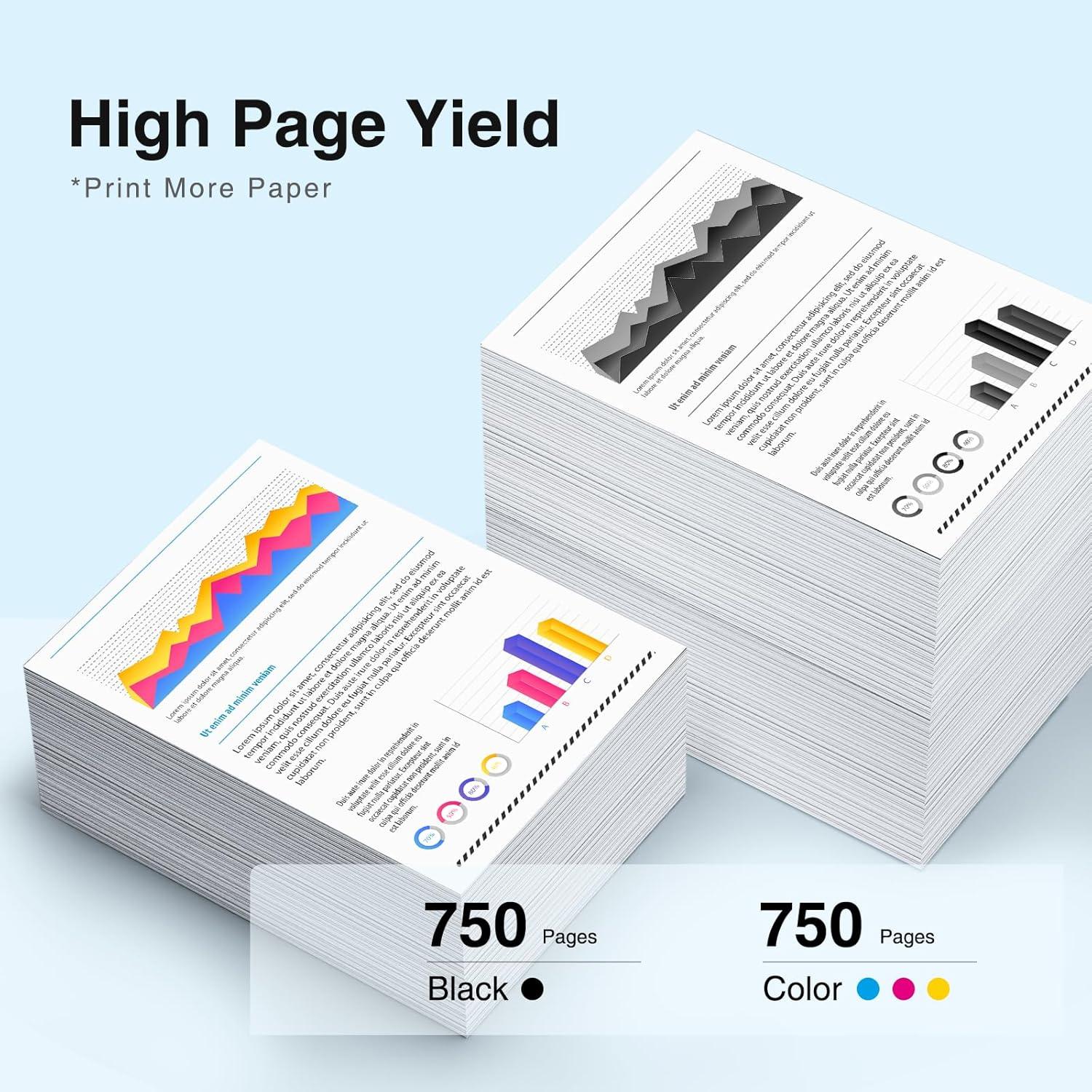 Cartuchos de tinta compatibles LC404 Starink para Brother - 4 Pack