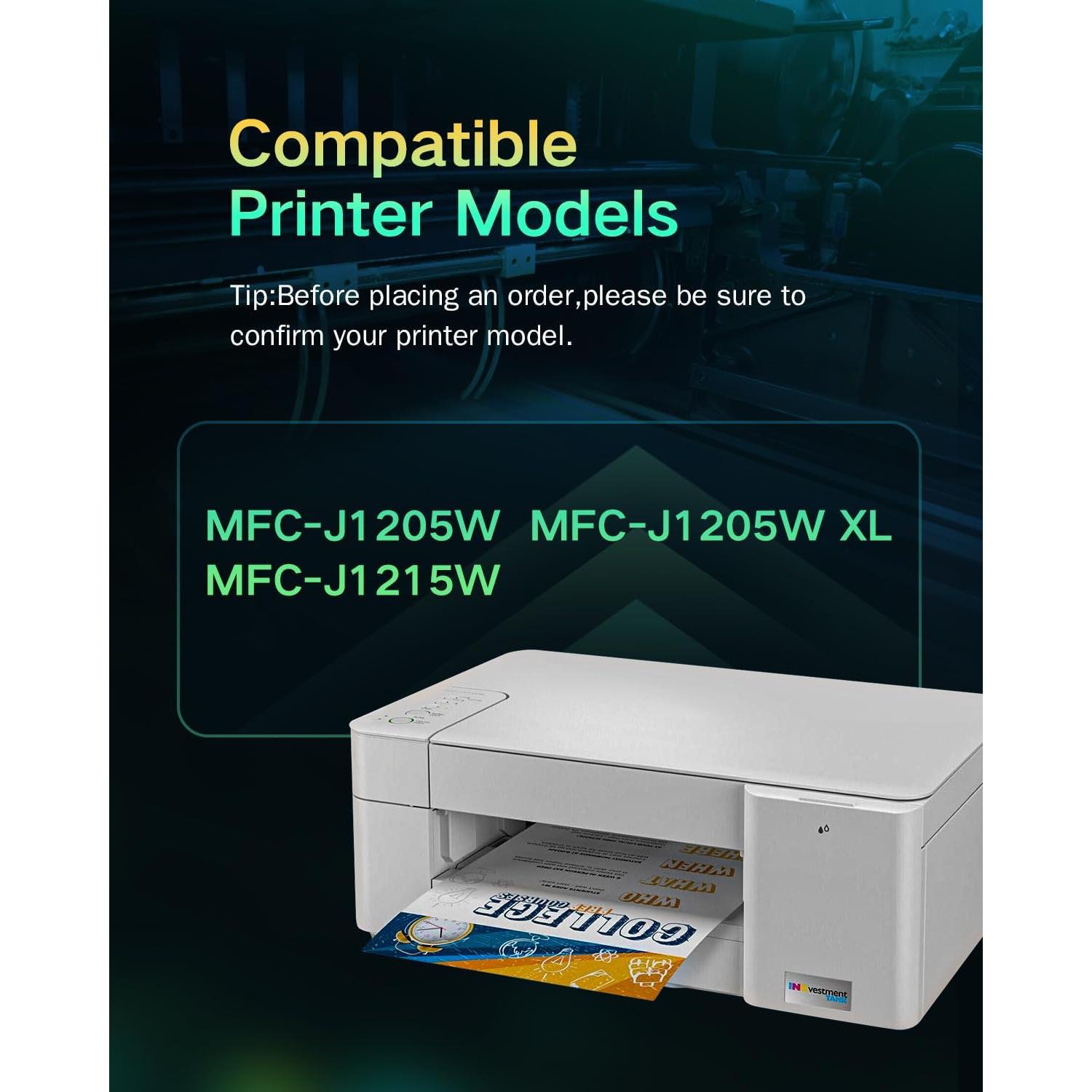 Cartuchos de tinta MOGUTOU LC404 compatibles para Brother - 4 Pack