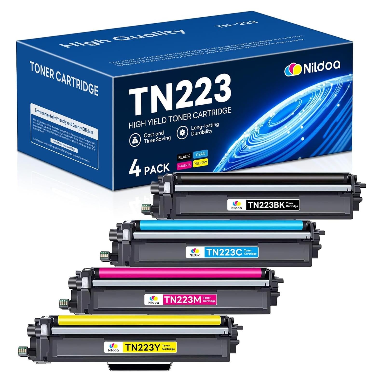 Cartucho de Tóner Nildoa TN-223 Negro/Cian/Magenta/Amarillo