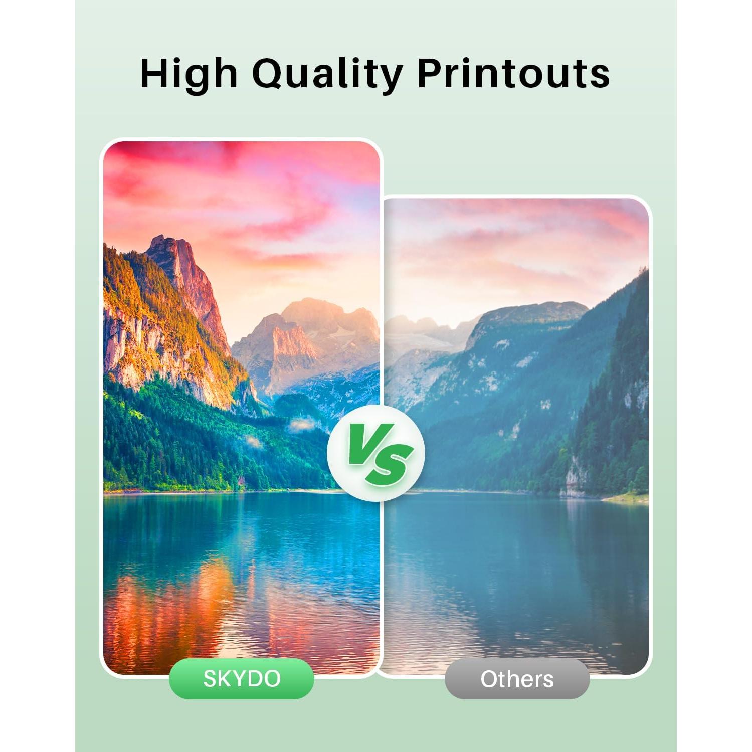 Cartuchos de tinta Skydo LC203 XL Paquete de 4 Colores