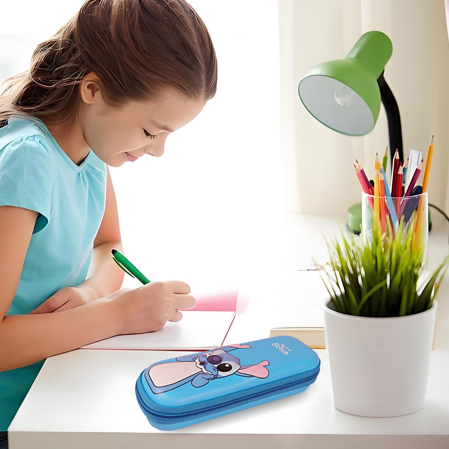 Estuche de Lápices Sumonda Azul 22x9.6 cm Organizador Escolar