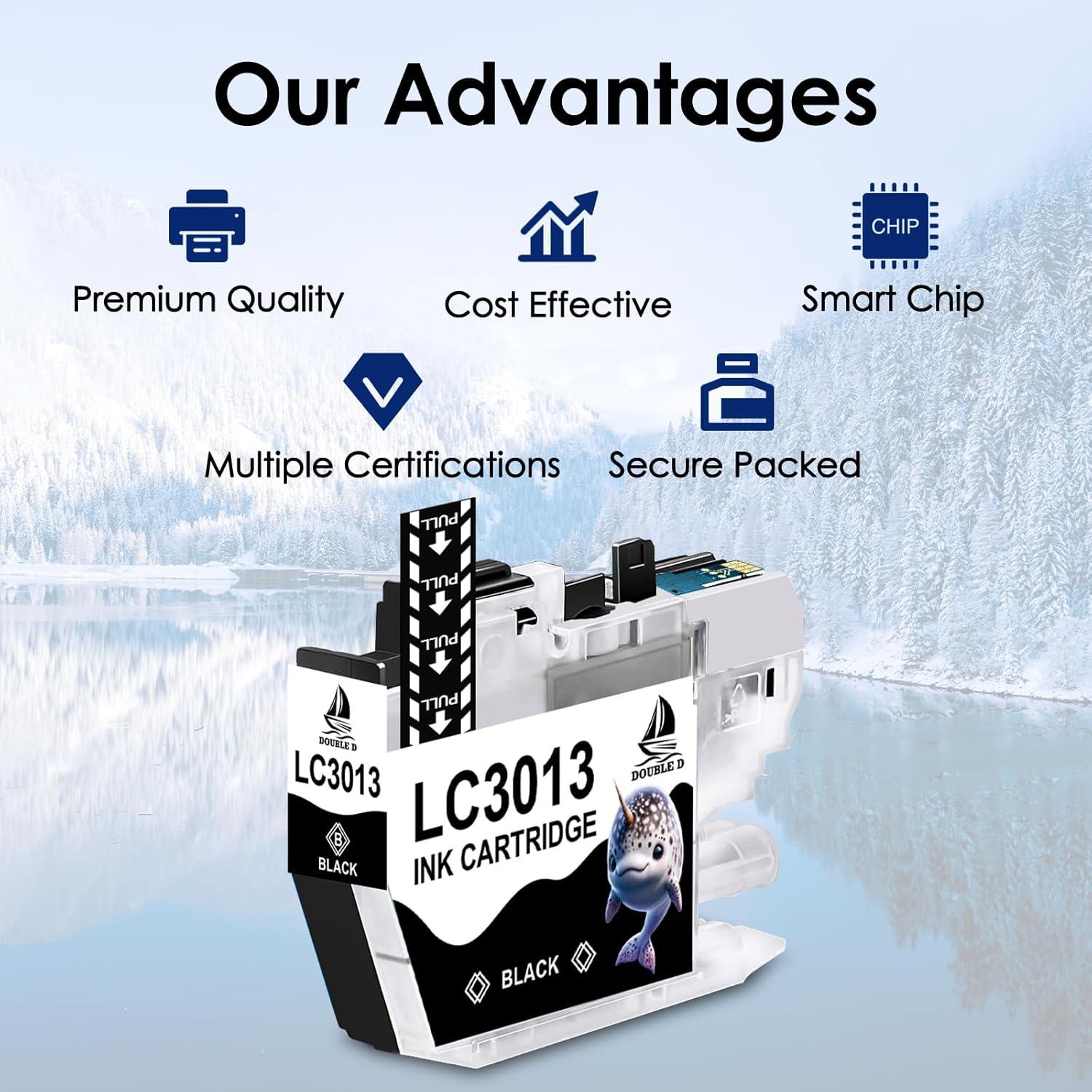 Cartuchos de Tinta Compatibles DOUBLE D LC3013 - 9 Paquete