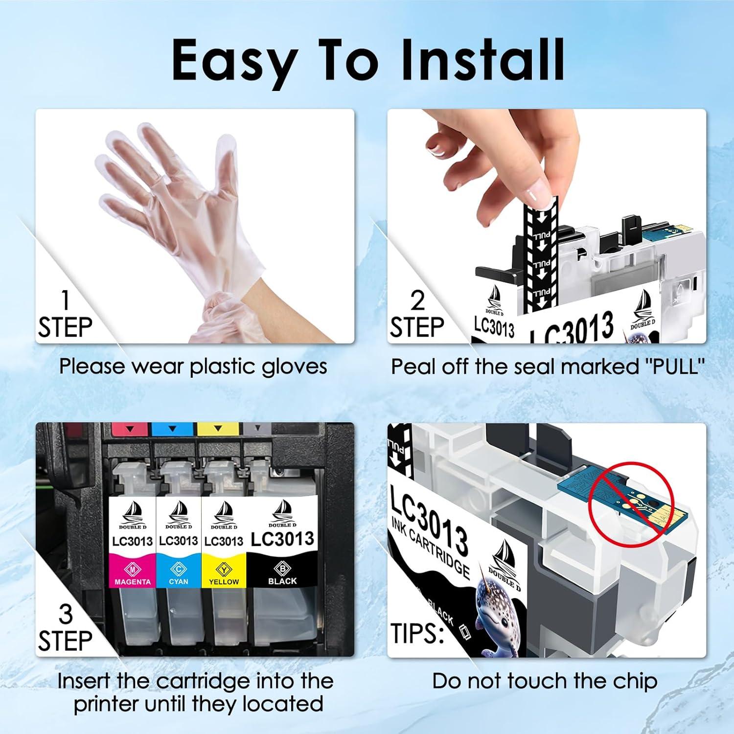 Cartuchos de Tinta Compatibles DOUBLE D LC3013 - 9 Paquete