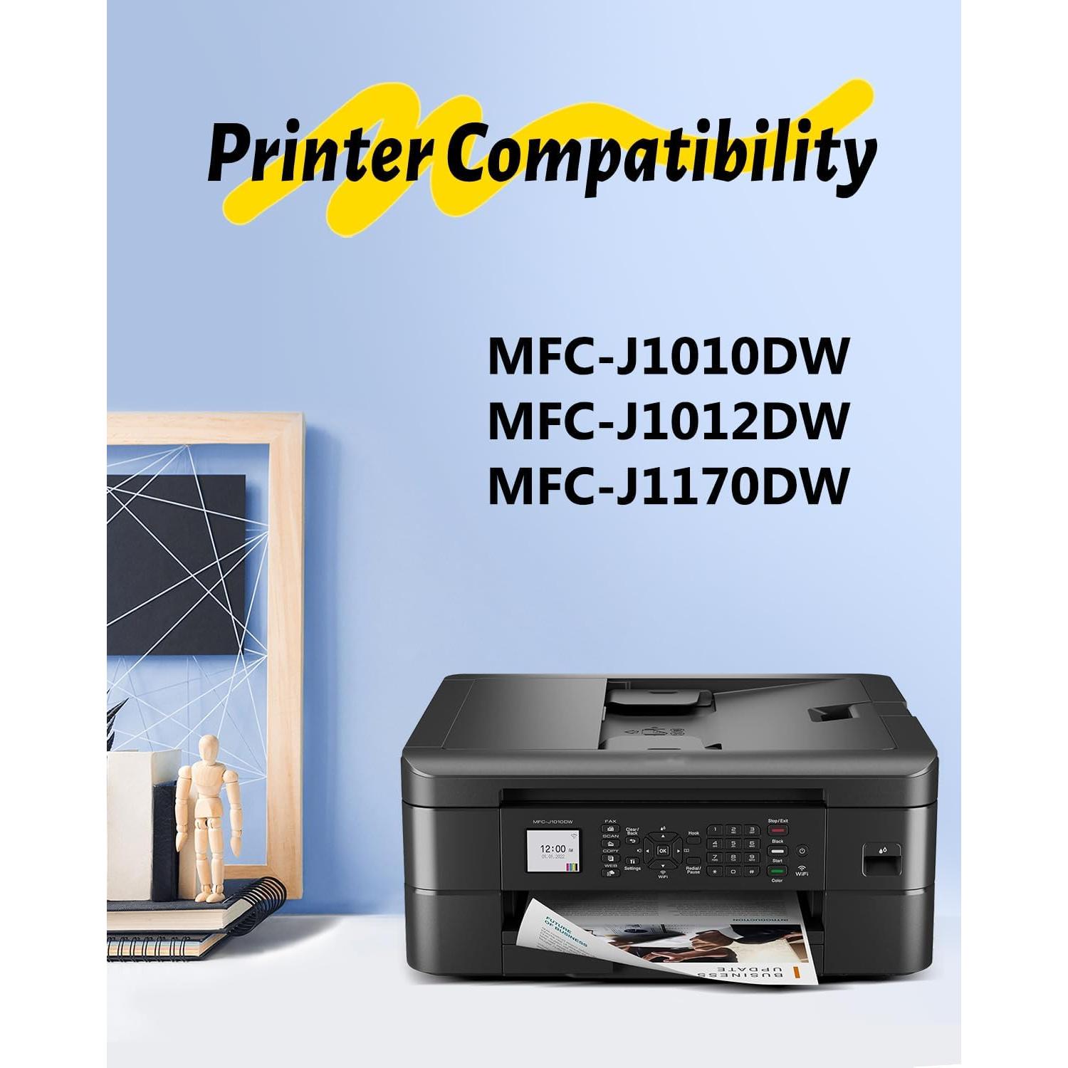 Cartuchos de tinta INSCMYK LC401XL compatibles para Brother