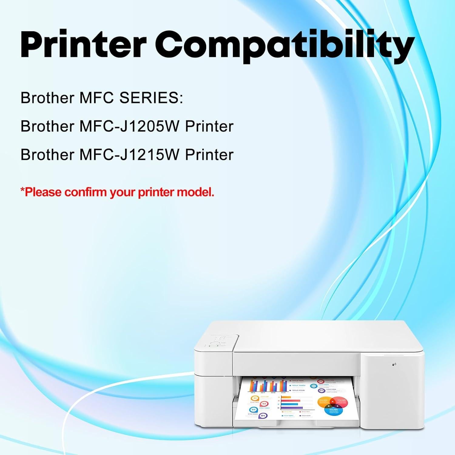 Cartuchos de tinta Miss Deer LC404 Compatible para Brother 404