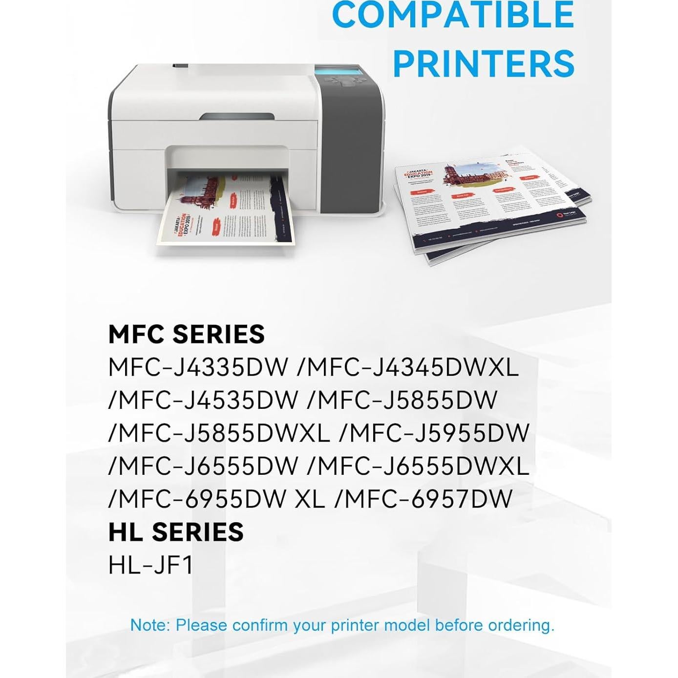 Cartuchos de tinta compatibles WORDGIFT LC406XL para Brother