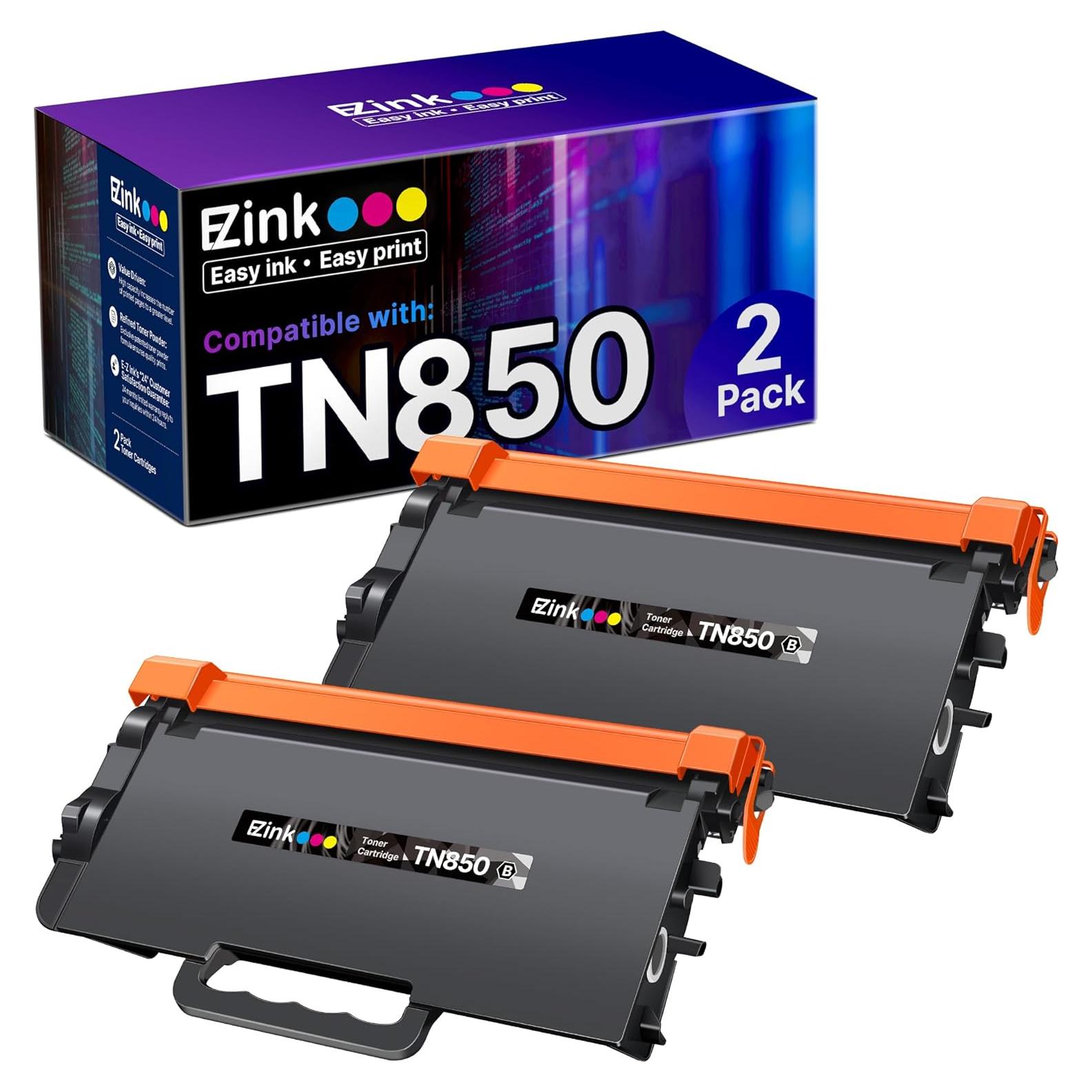 Cartuchos de tóner E-Z Ink TN850 compatibles para Brother - 2 unidades