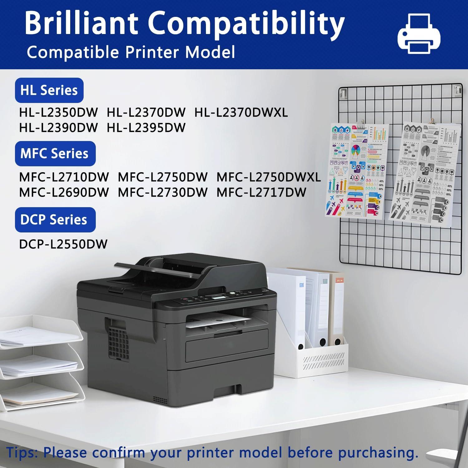 Cartucho de tóner negro INKSHOP TN730 compatible - Paquete de 2