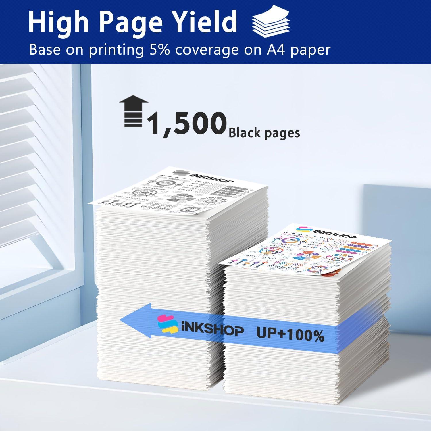 Cartucho de tóner negro INKSHOP TN730 compatible - Paquete de 2