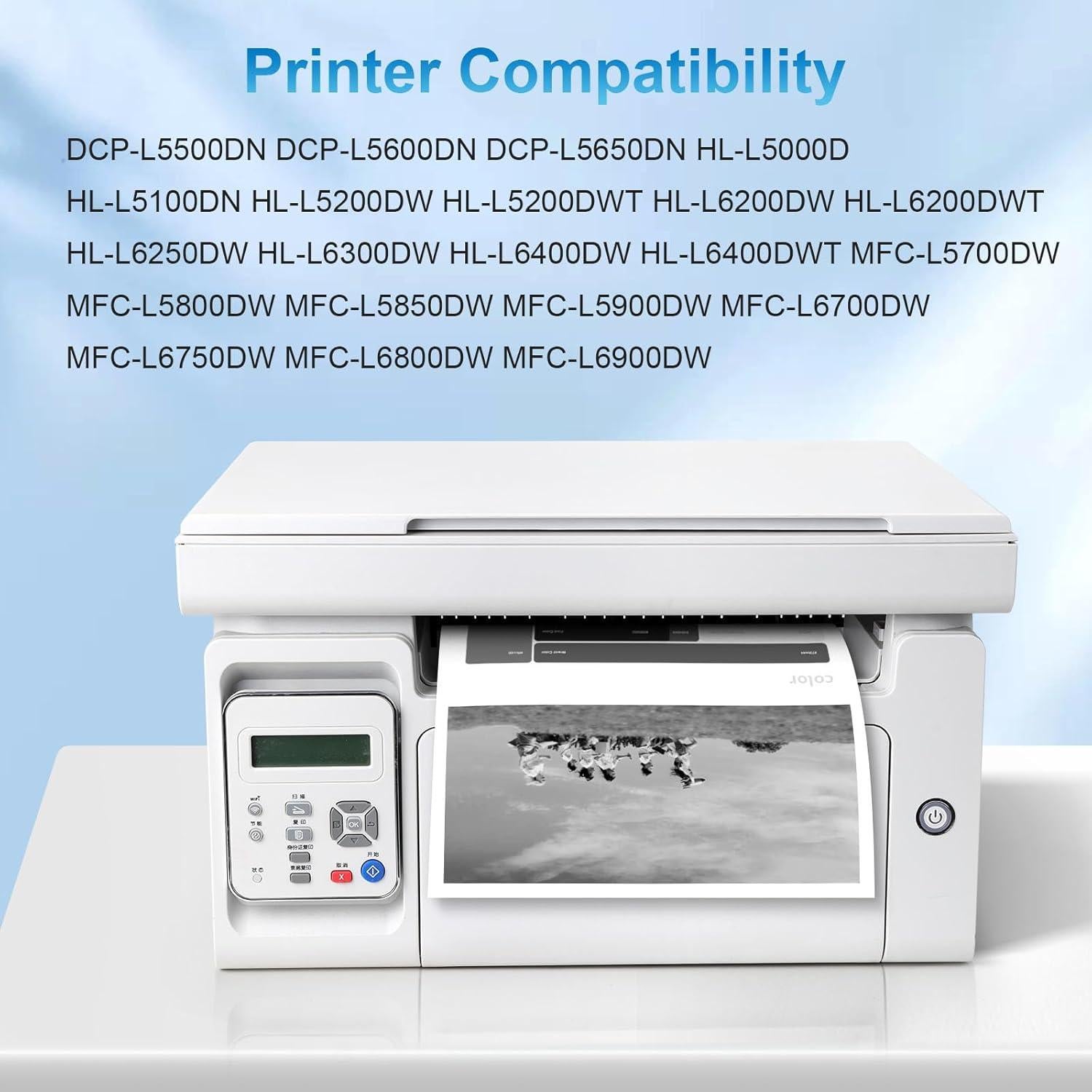 Cartucho de Tóner Negro TN820 HUEHUB para Brother - Paquete de 2