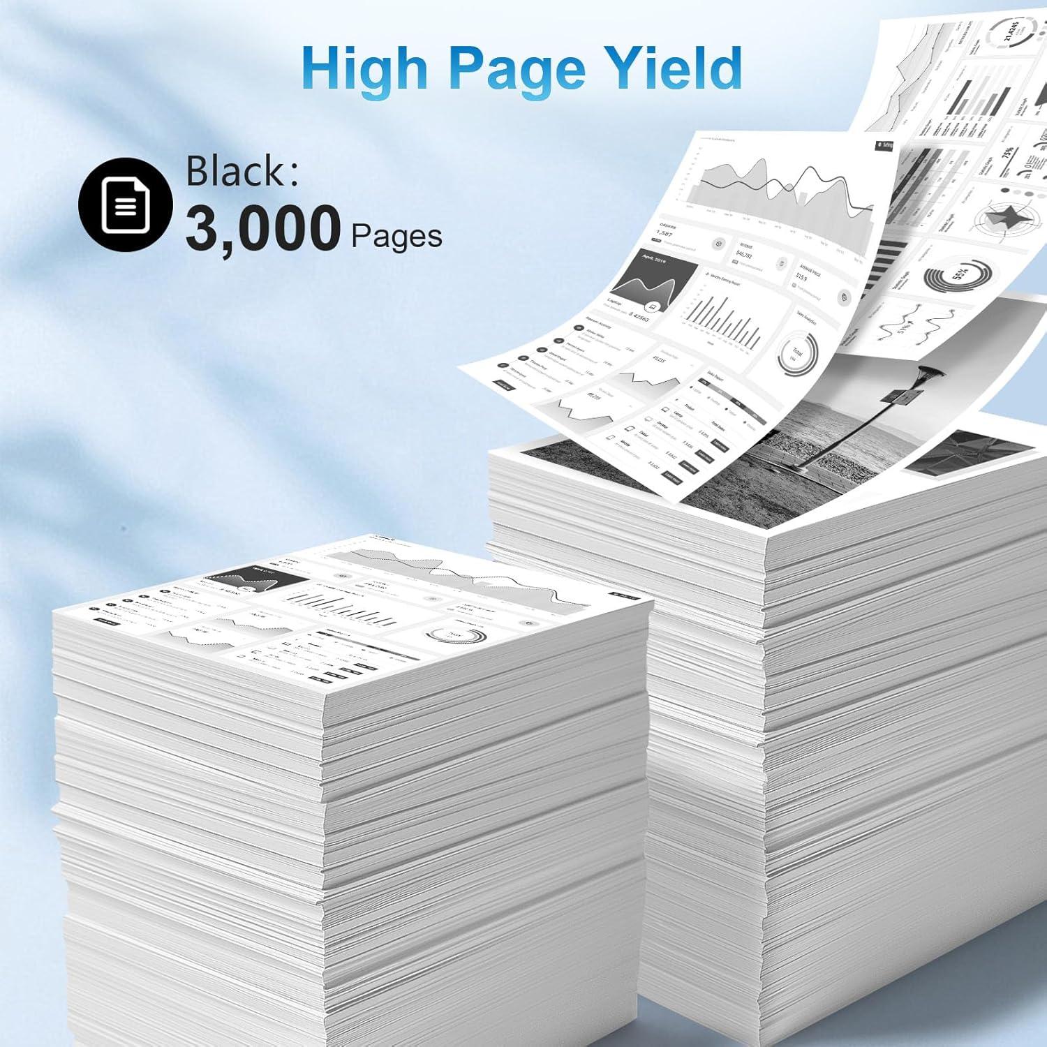 Cartucho de Tóner Negro TN820 HUEHUB para Brother - Paquete de 2