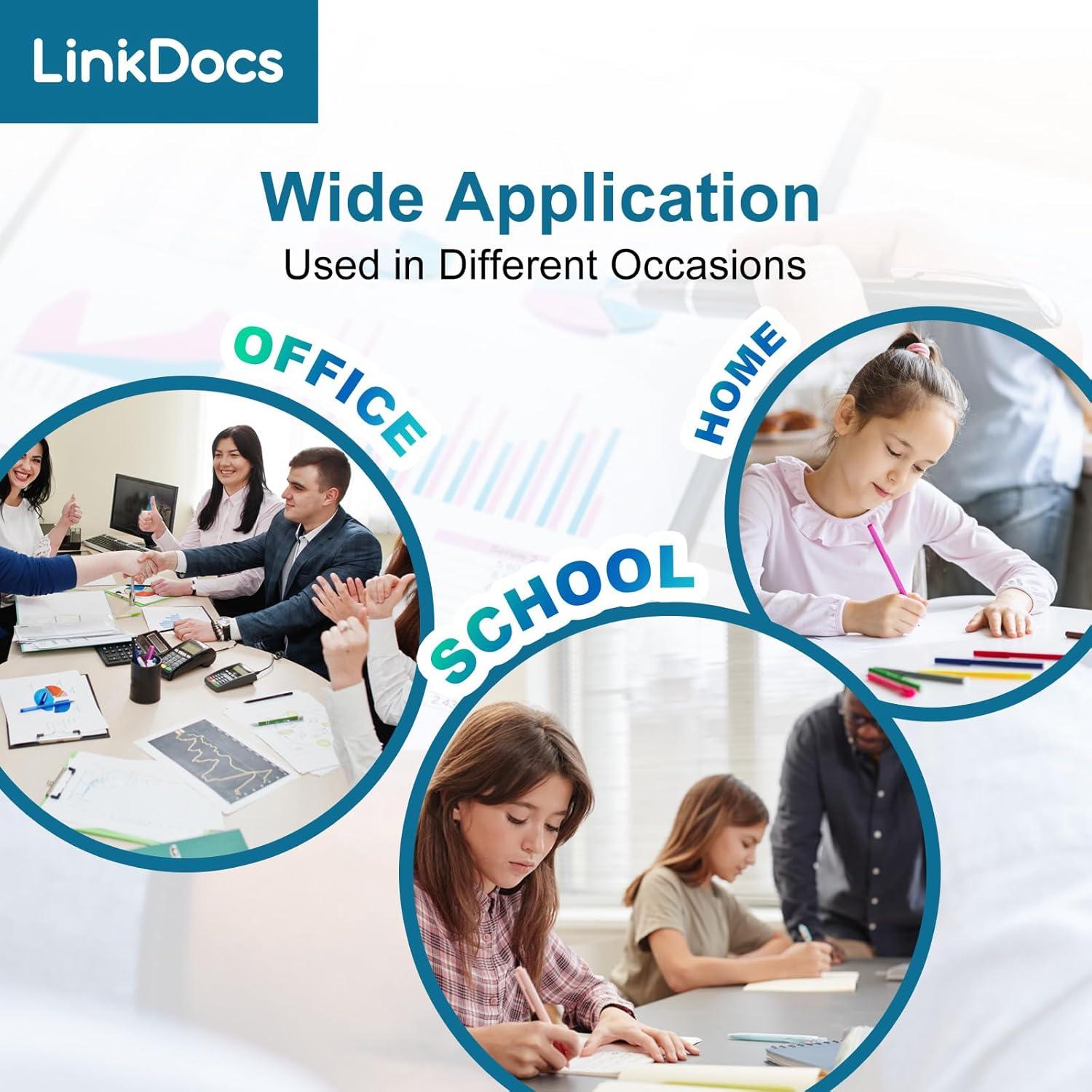 Cartuchos de tinta LC404 LinkDocs para impresoras Brother 4 Pack