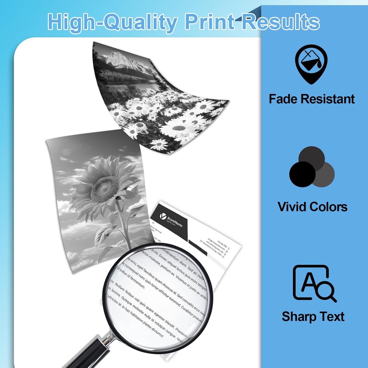 Cartucho de Tóner KCMYTONER TN760 Compatible para Brother - Negro